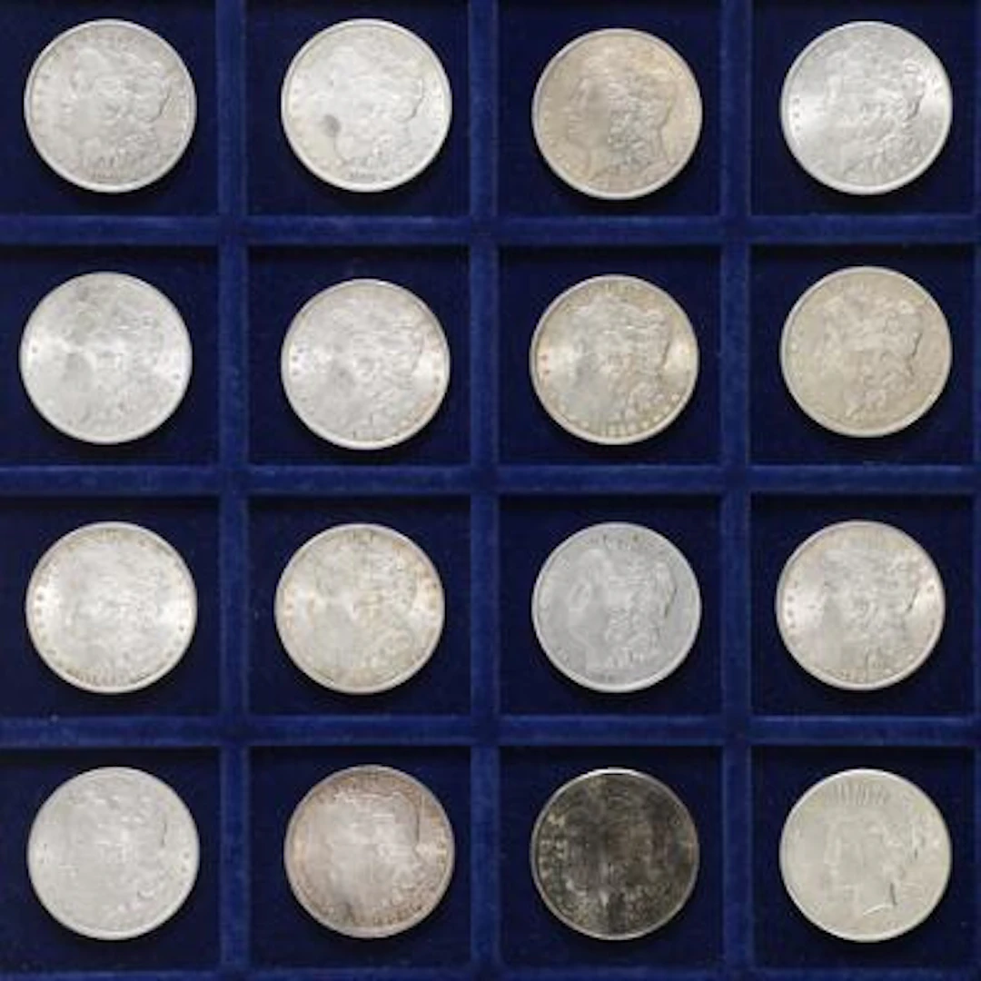 USA, Dollar 1878, 1879, 1880 O, 1883 O, 1884 O, 1885, 1886, 1887 O