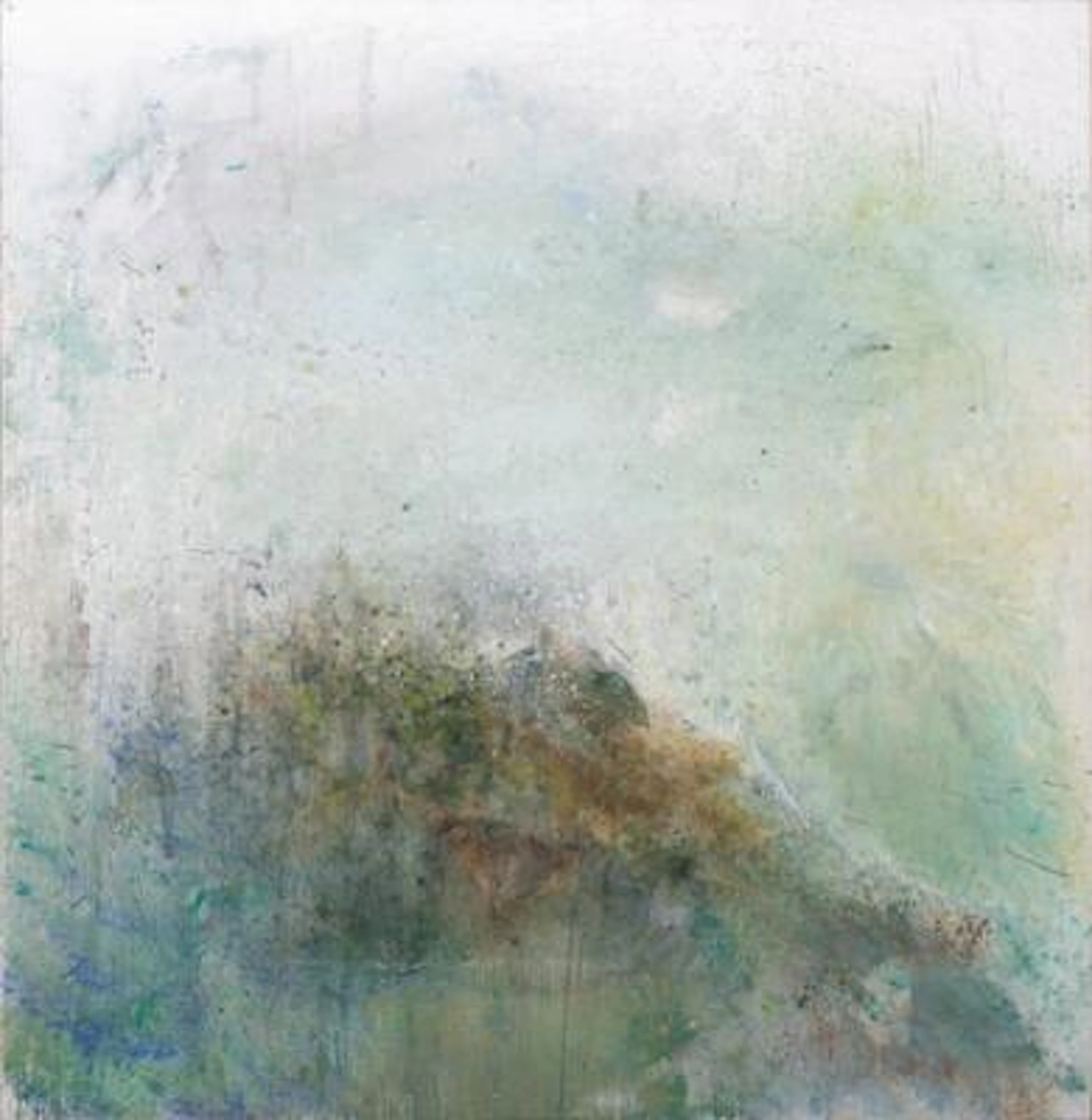 Herold G. Kristensen: Untitled. Unsigned. Oil on canvas. 200 x 200