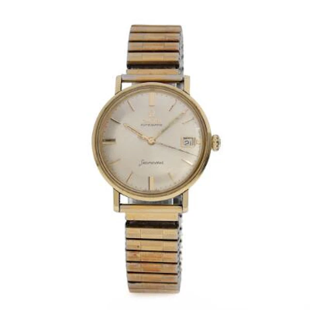 Omega: Seamaster of partially gold-plated steel. Mechanical movement