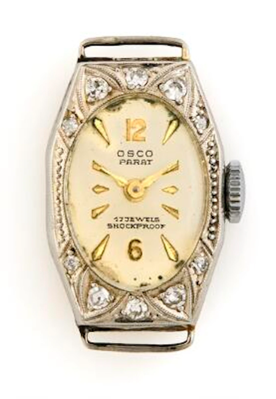 Osco Parat: "Cocktail" of platinum, ref. 4032. Mechanical movement