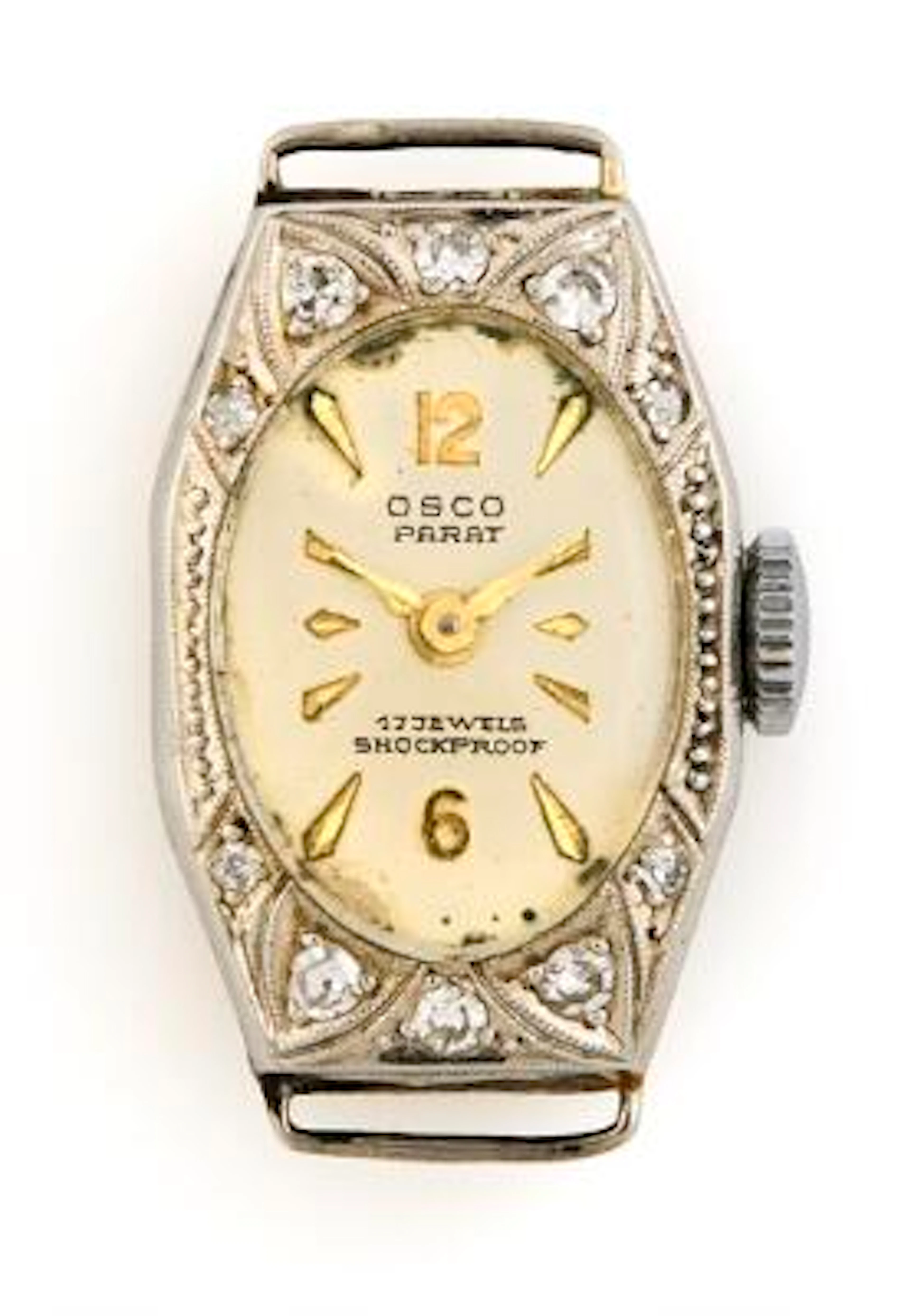 Osco Parat: "Cocktail" of platinum, ref. 4032. Mechanical movement