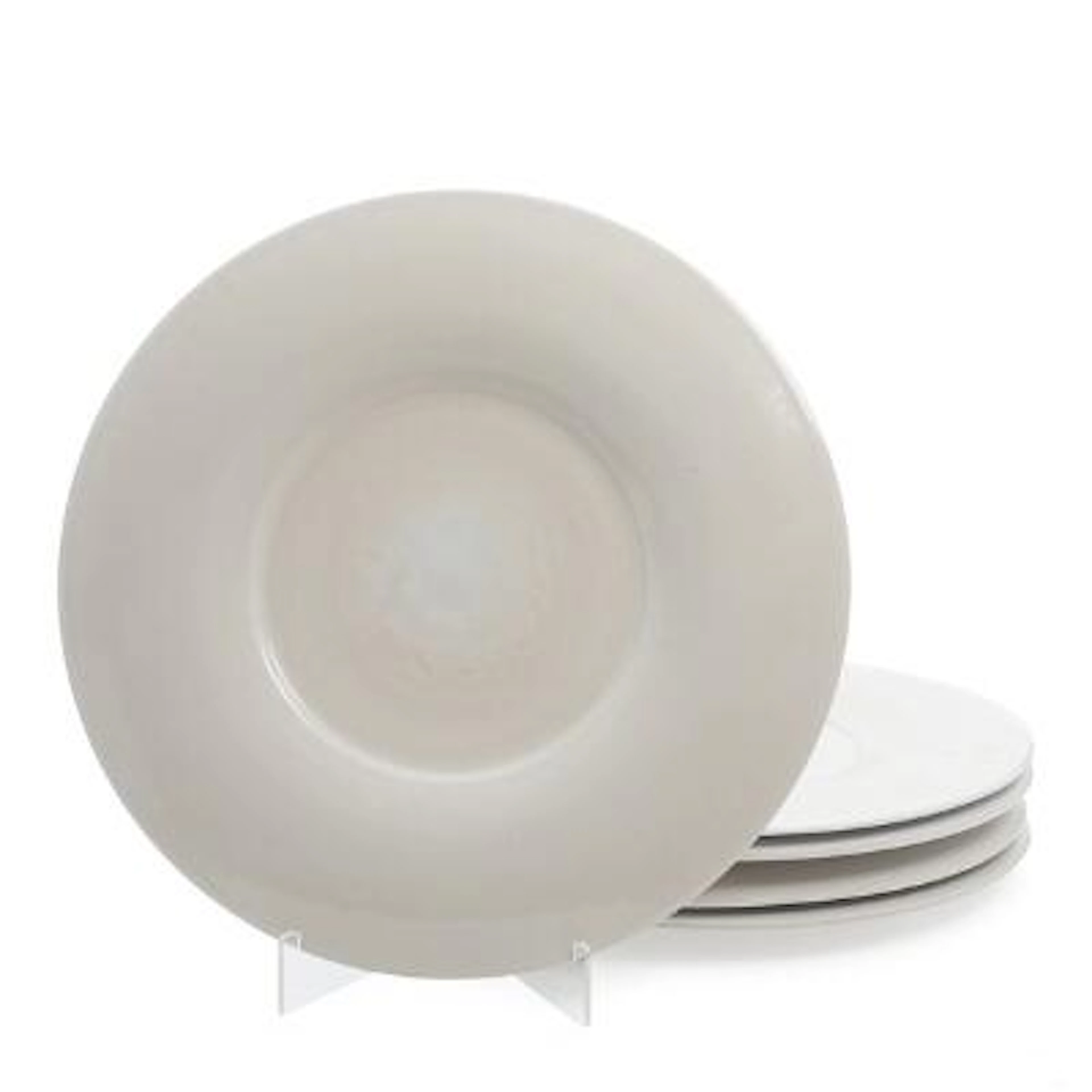Kähler: A set of five circular earthenware dishes, decorated with