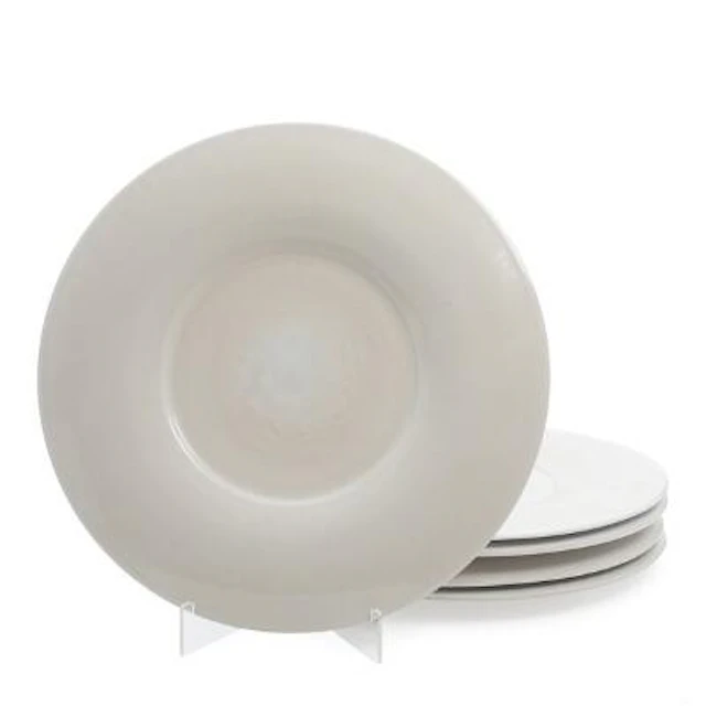 Kähler: A set of five circular earthenware dishes, decorated with