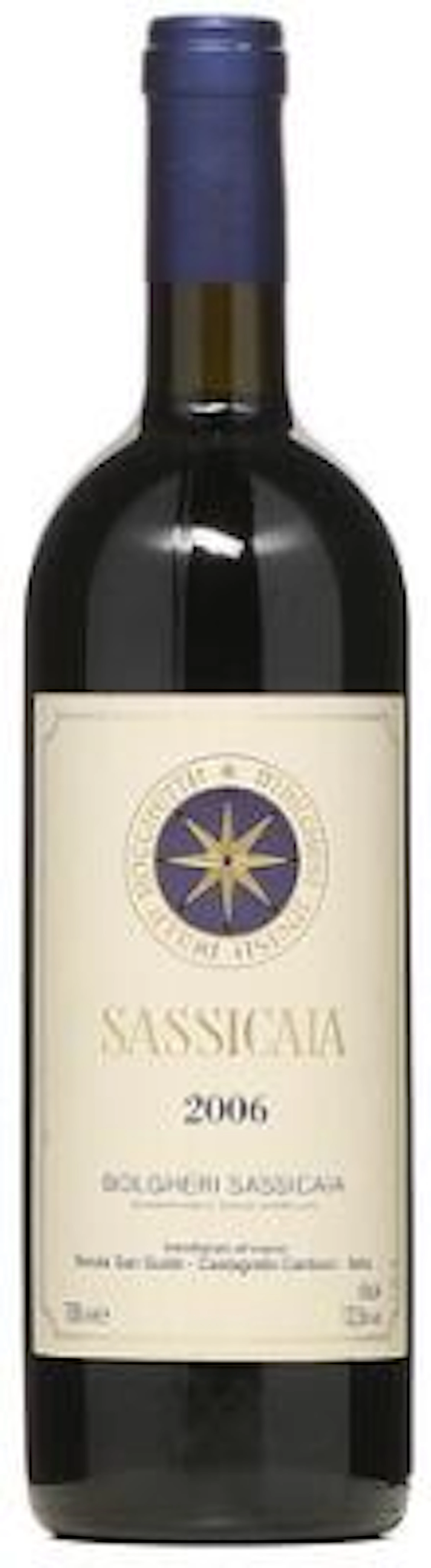 1 bt. Sassicaia IGT, Tenuta San Guido 2006 A (hf/in). – Bruun Rasmussen