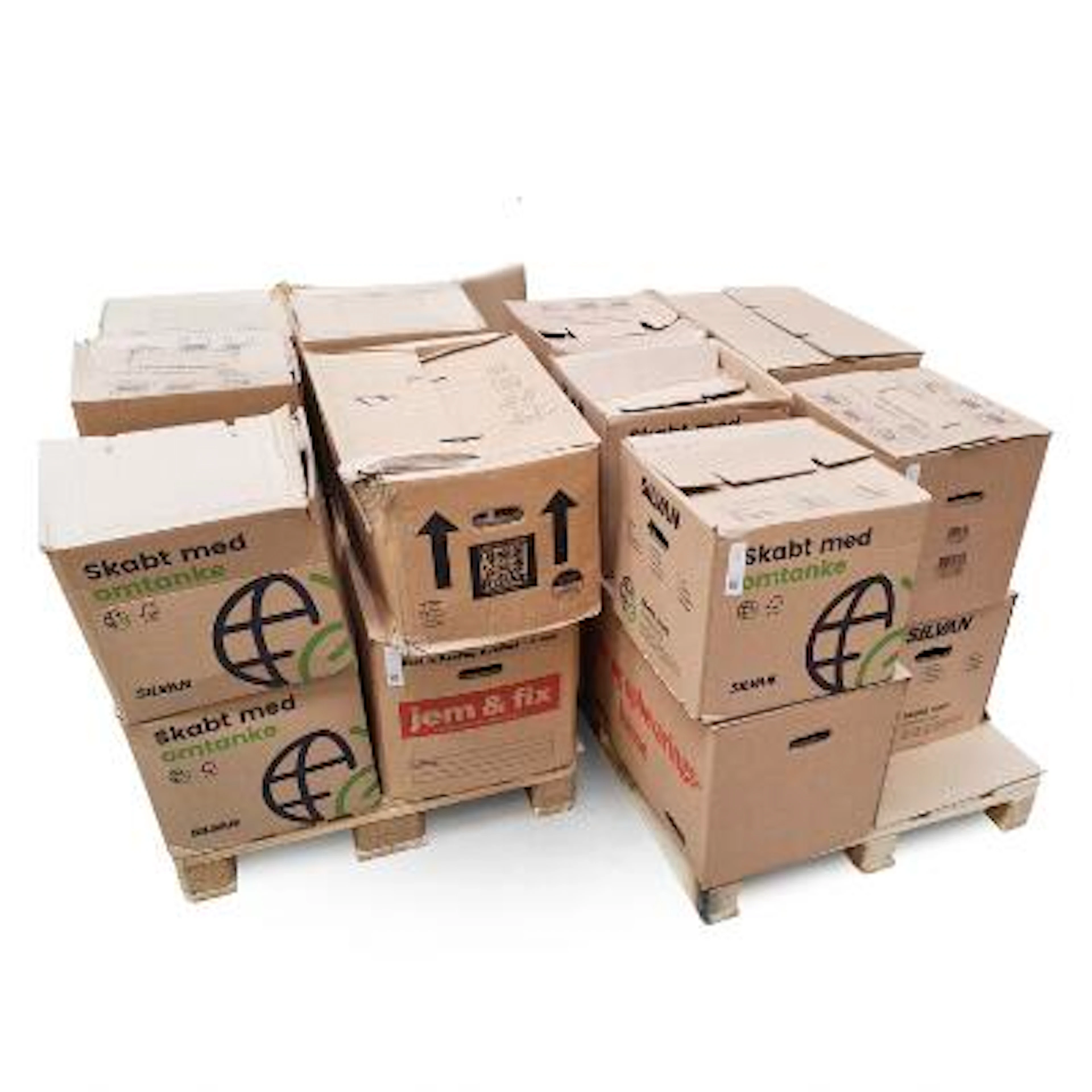 Clearance. Very interesting original accumulation in 7 large boxes