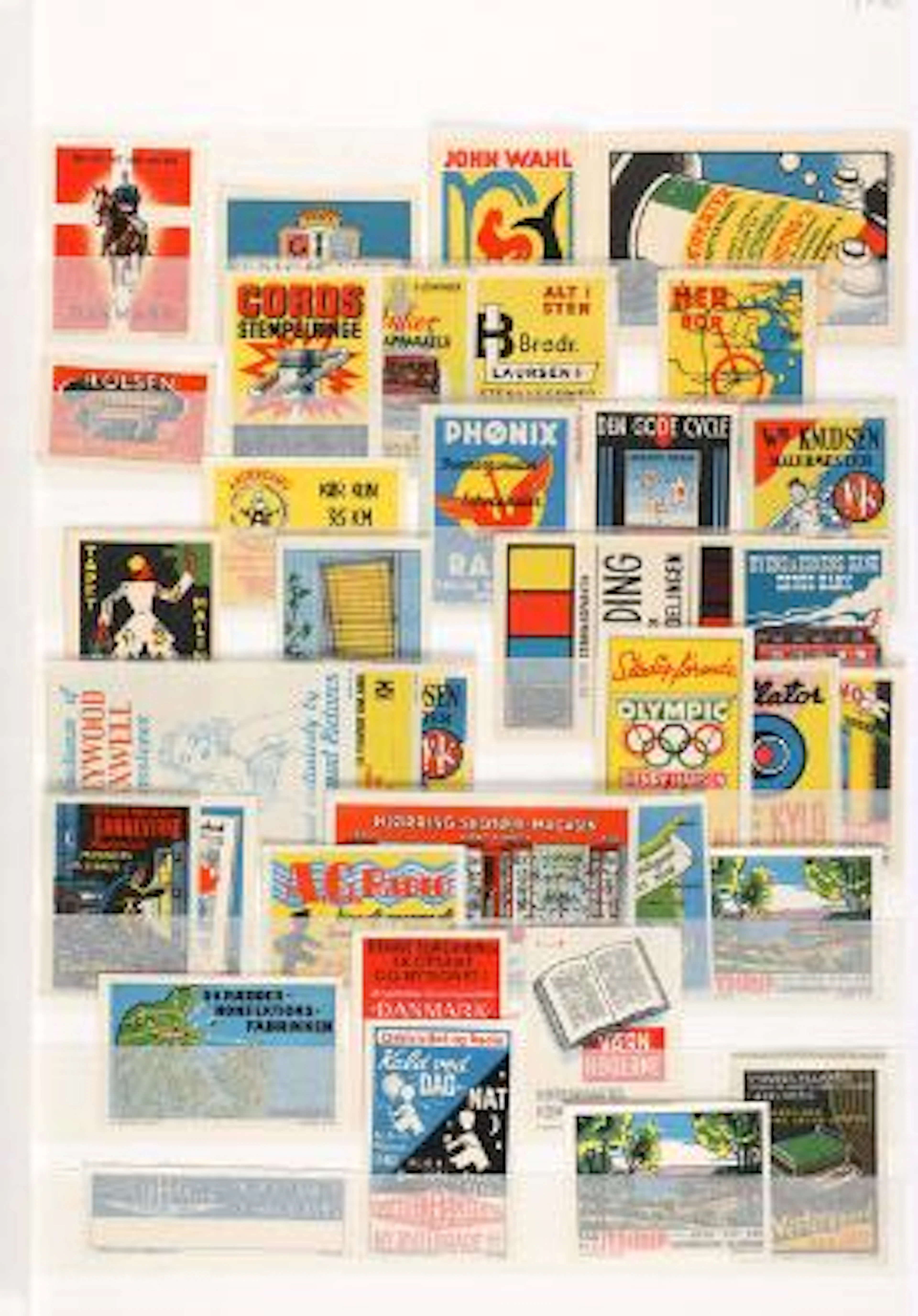 Collectors stickers. Impressive collection Bording stickers with 4277
