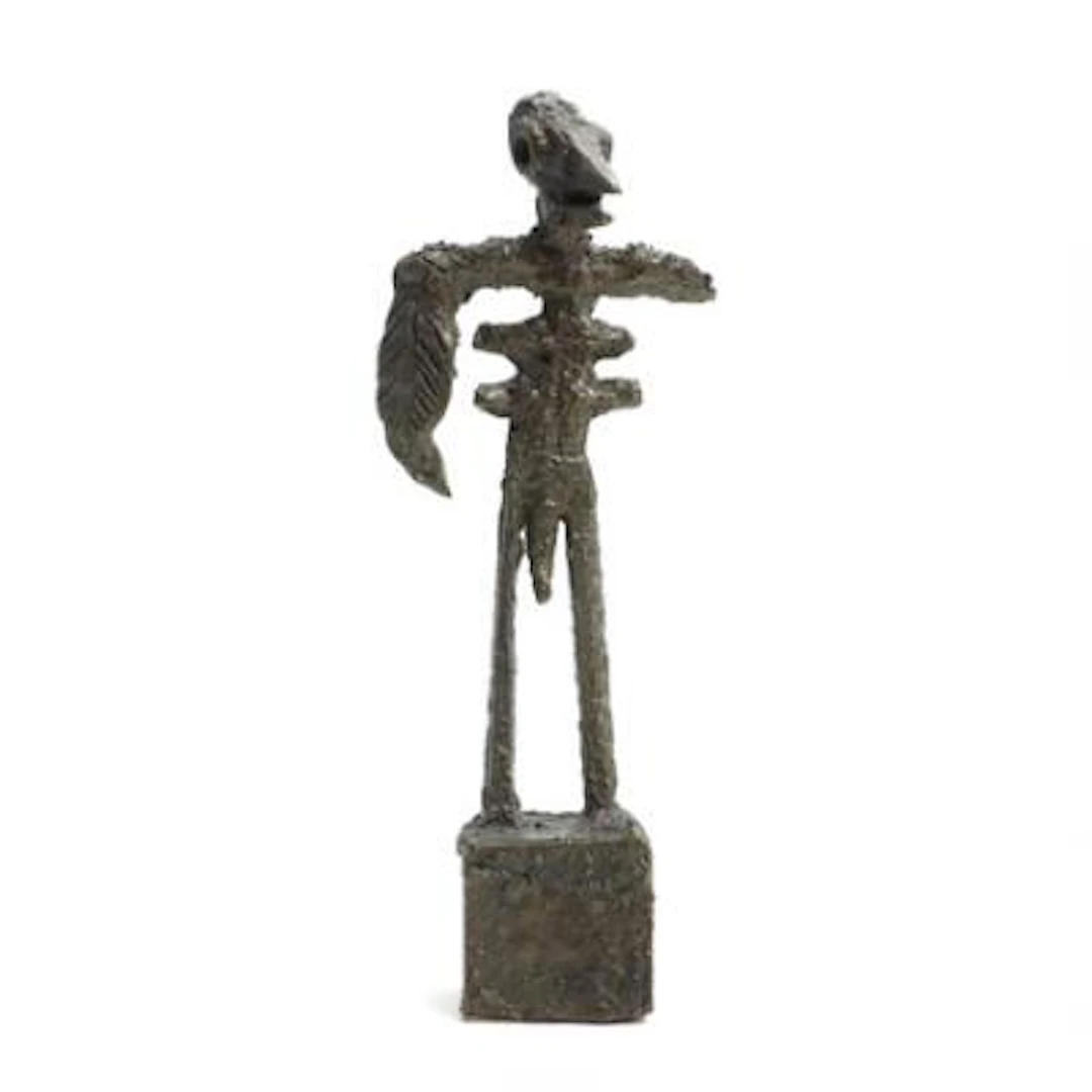 Steffan Herrik: Gumozo. Signed monogram. Patinated bronze. H. 26 cm.