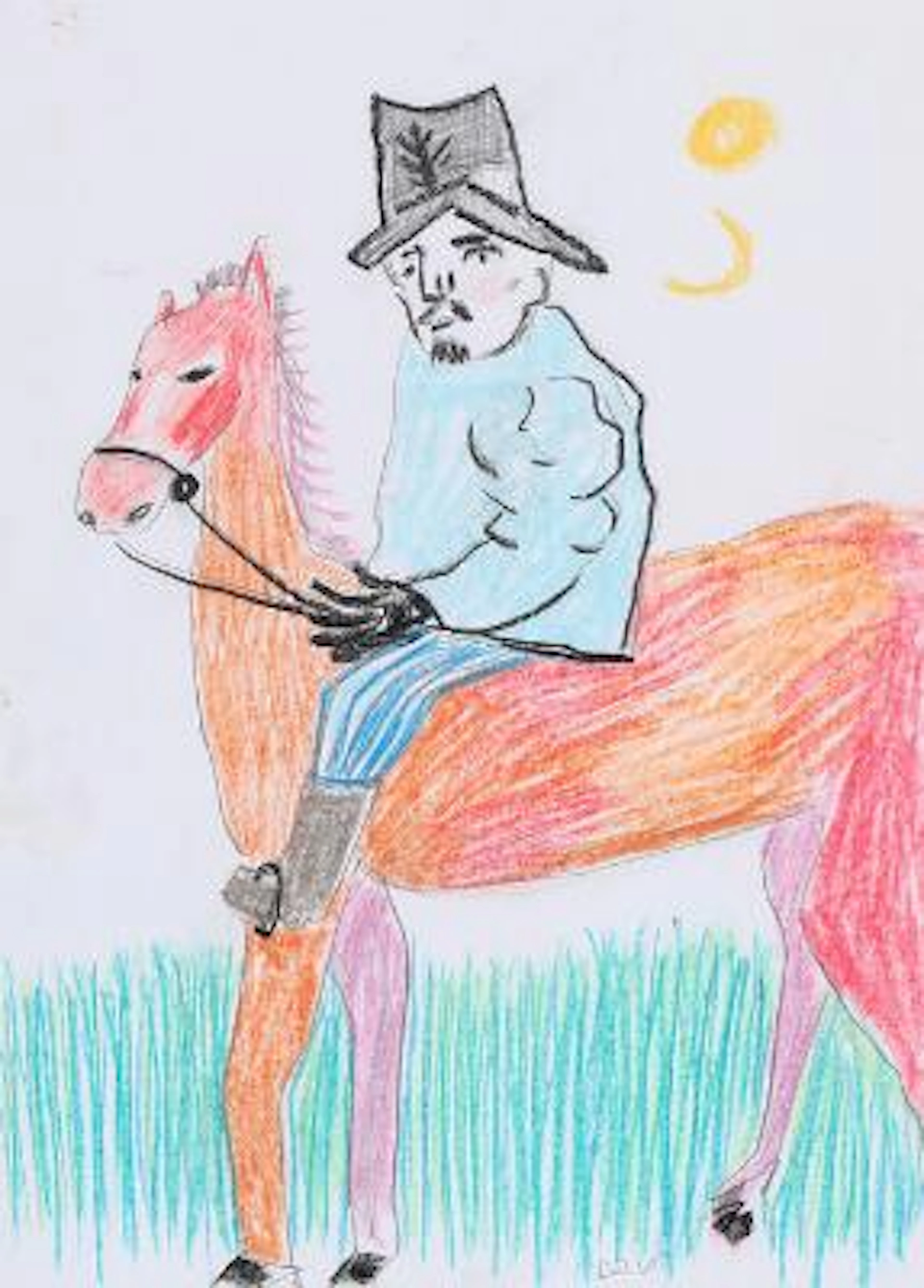 Dzvinya Podlyashetska: Two compositions. Signed. Pencil and coloured