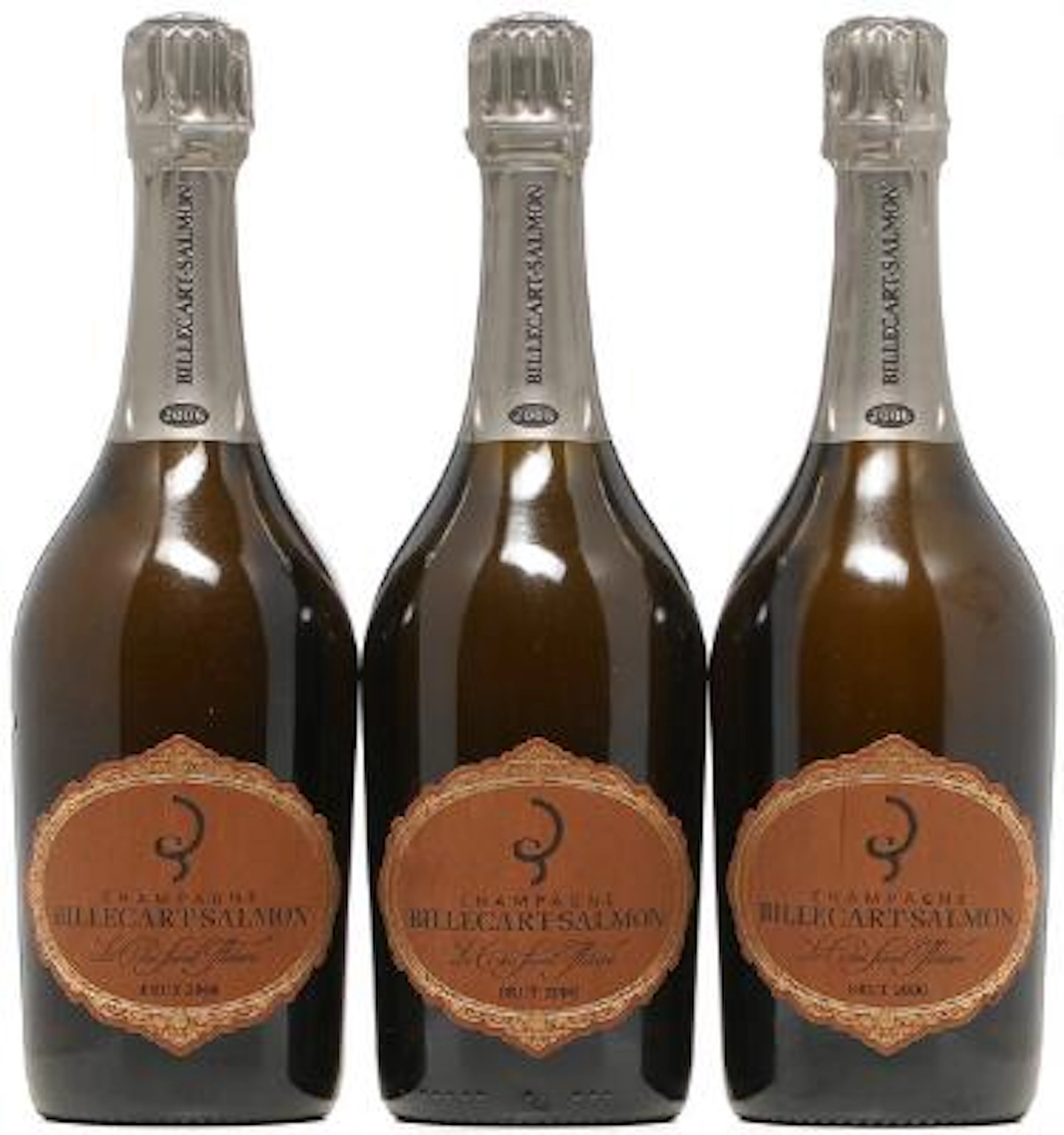 3 bts. Champagne "Le Clos Saint-Hilaire", Billecart-Salmon 2006 A