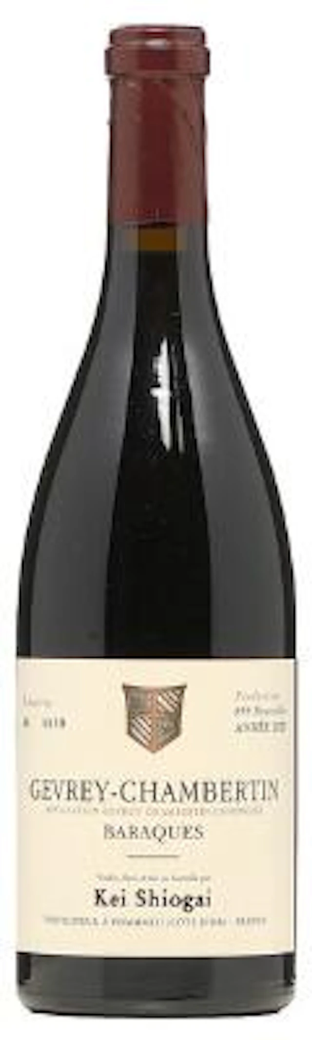 1 bt. Gevrey-Chambertin "Baraques", Kei Shiogai 2020 A (hf/in). –