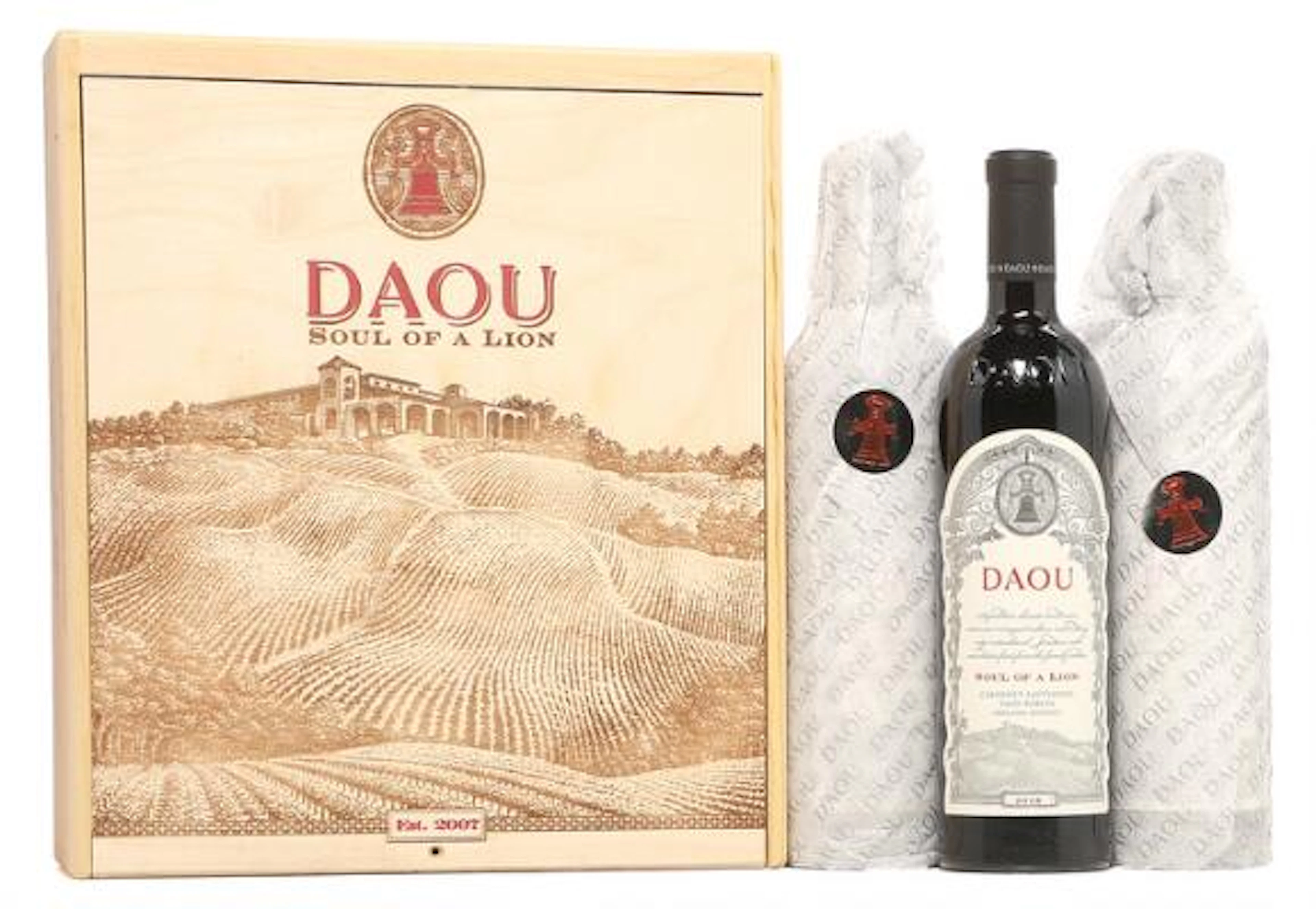3 bts. Daou "Soul of a Lion", Paso Robles 2018 A (hf/in). Owc. – Bruun