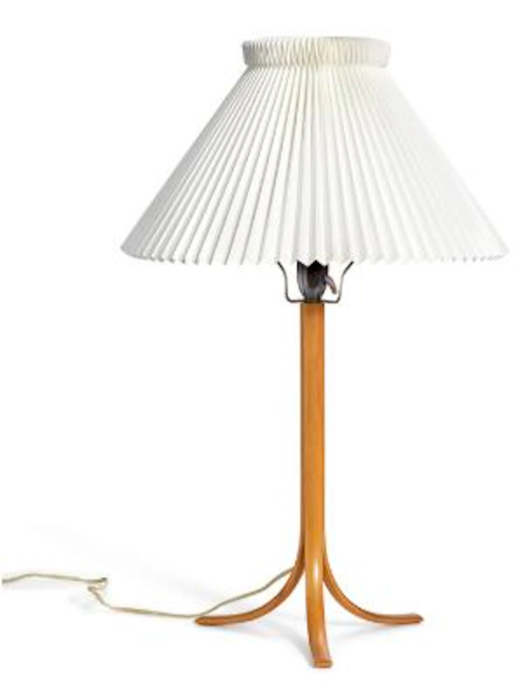Philip Arctander, Hans Henning Hansen: Walnut table lamp with three