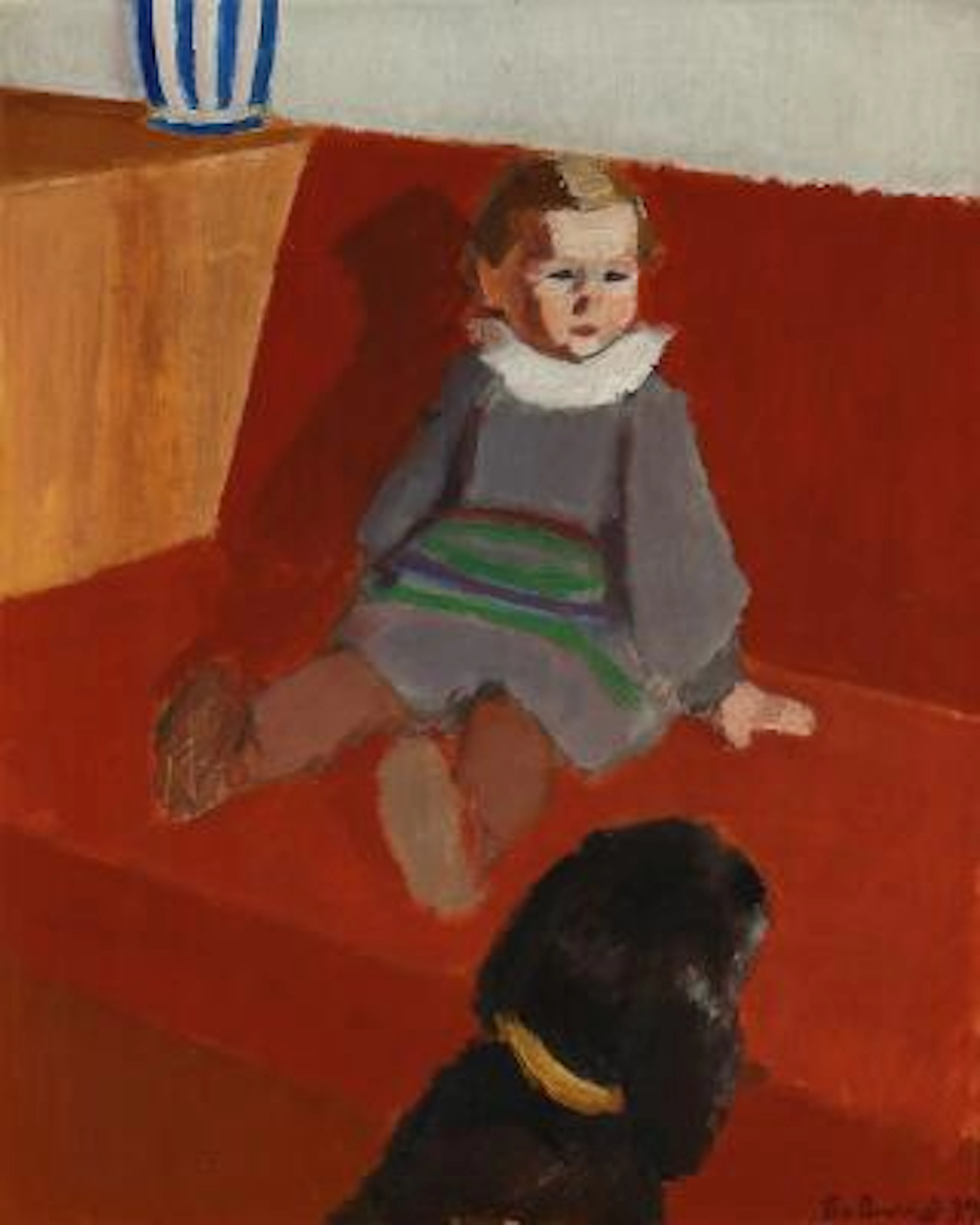 Victor Brockdorff: Untitled. Signed Victor Brockdorff 39. Oil on canvas.