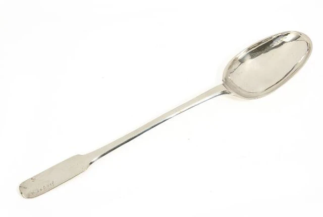 A Baroque silver soup ladle, maker Jens Jensen Klitgaard, Copenhagen