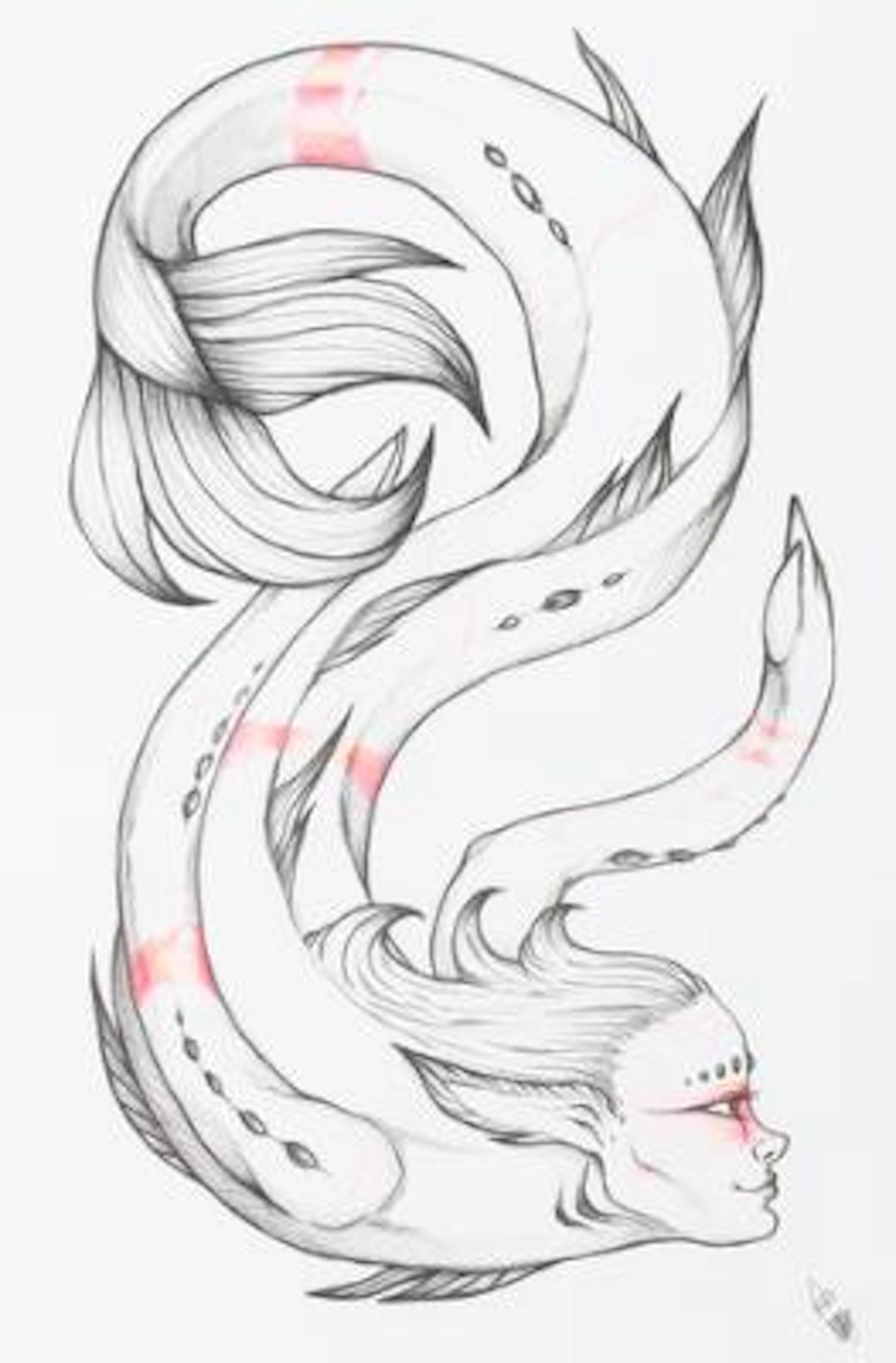 Maria Bach Kreutzmann: Mythical creature, 2023. Signed and dated.