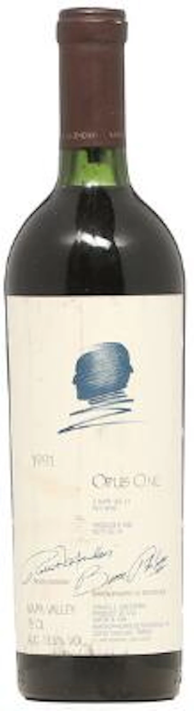 1 bt. Opus One, Mondavi & Rothschild, Napa Valley 1991 A/B (ts). –