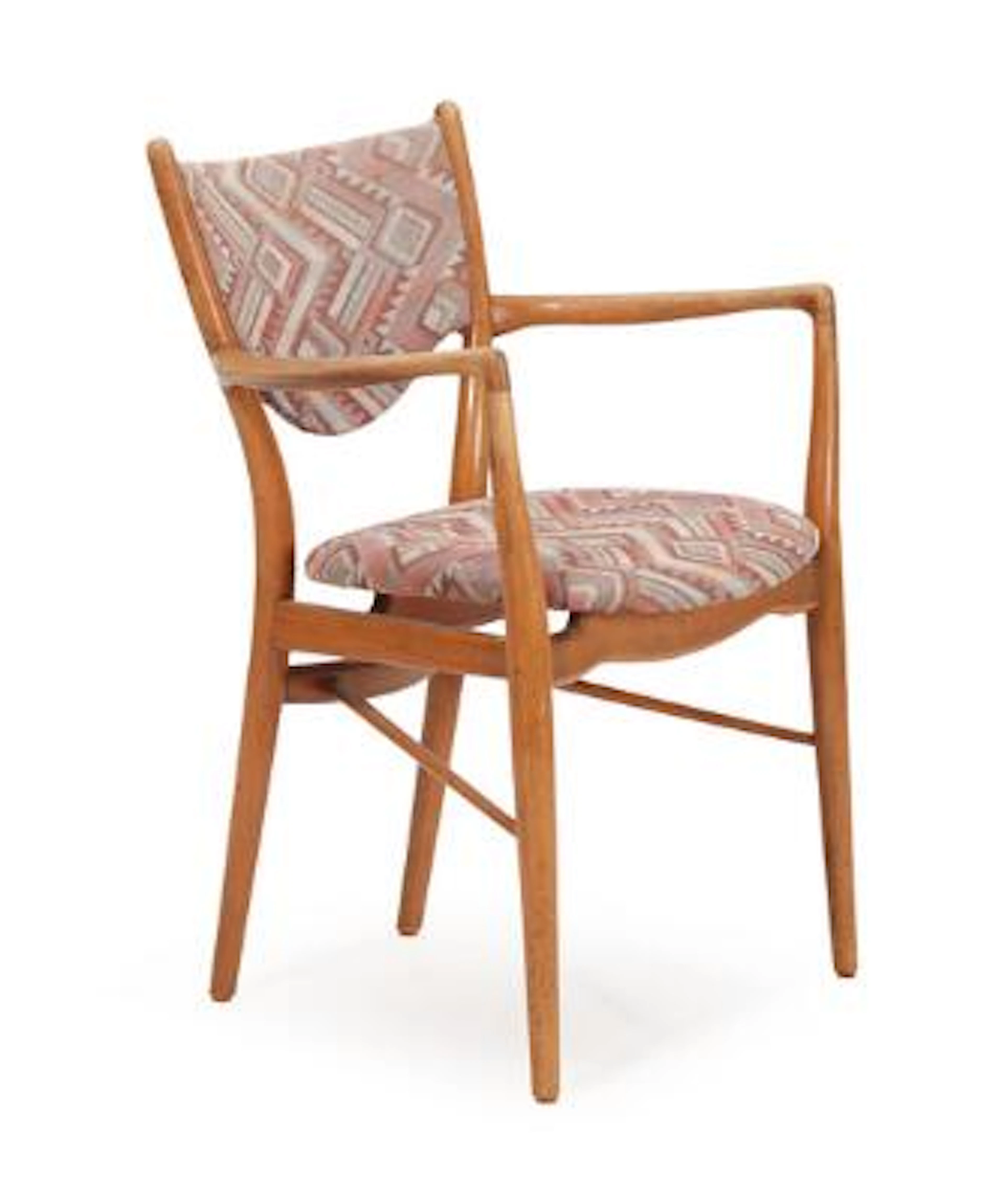 Finn Juhl: "BO 72". Armchair with beech frame, upholstered in seat