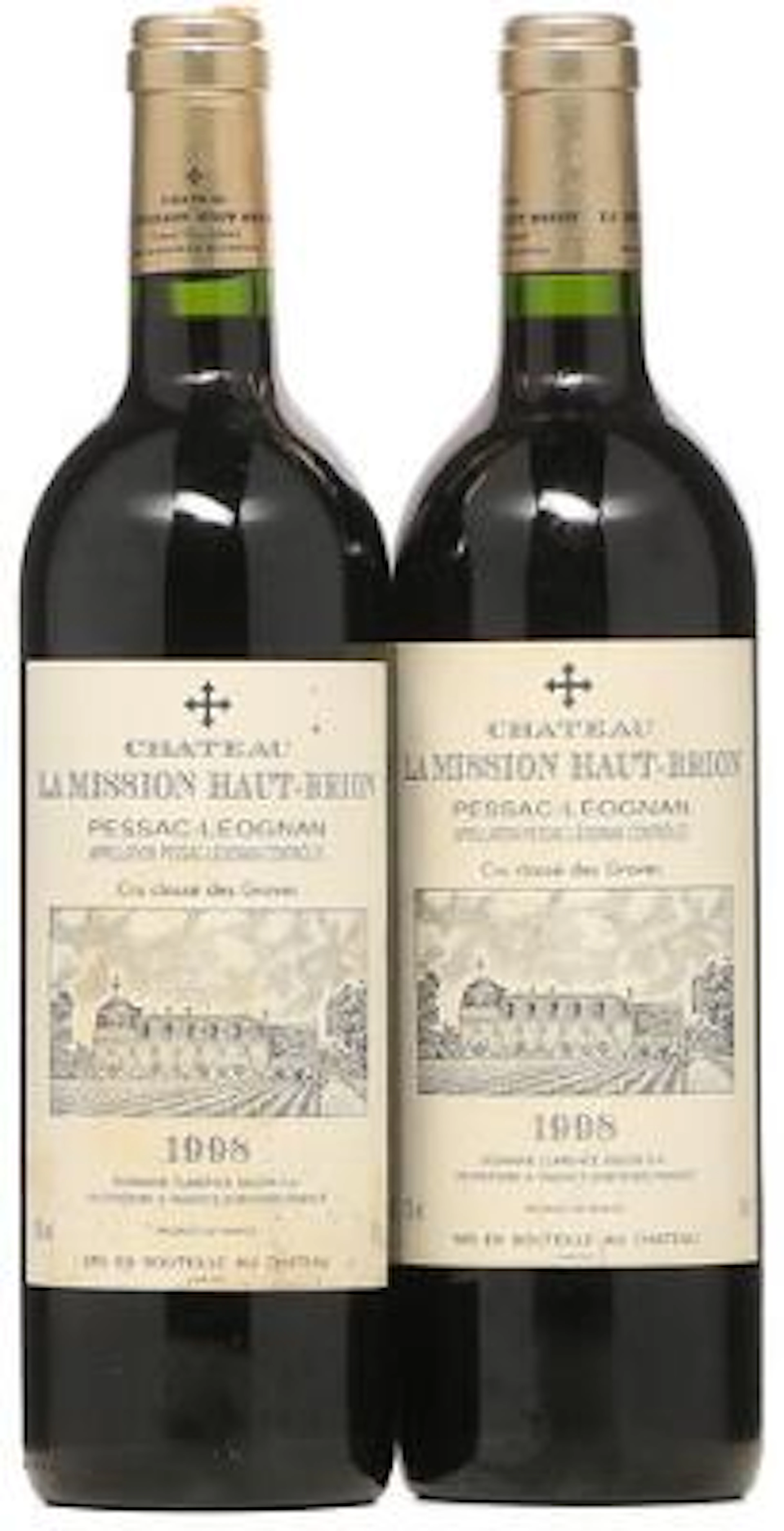 2 bts. Château La Mission Haut Brion Grand Cru Classé, Pessac-Léognan