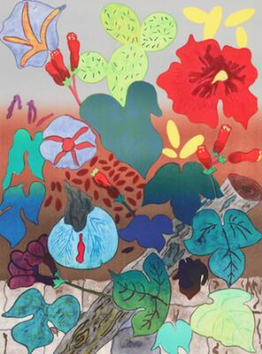 Tom Krøjer: Untitled, 2002. Two compositions. Signed. Lithograph in
