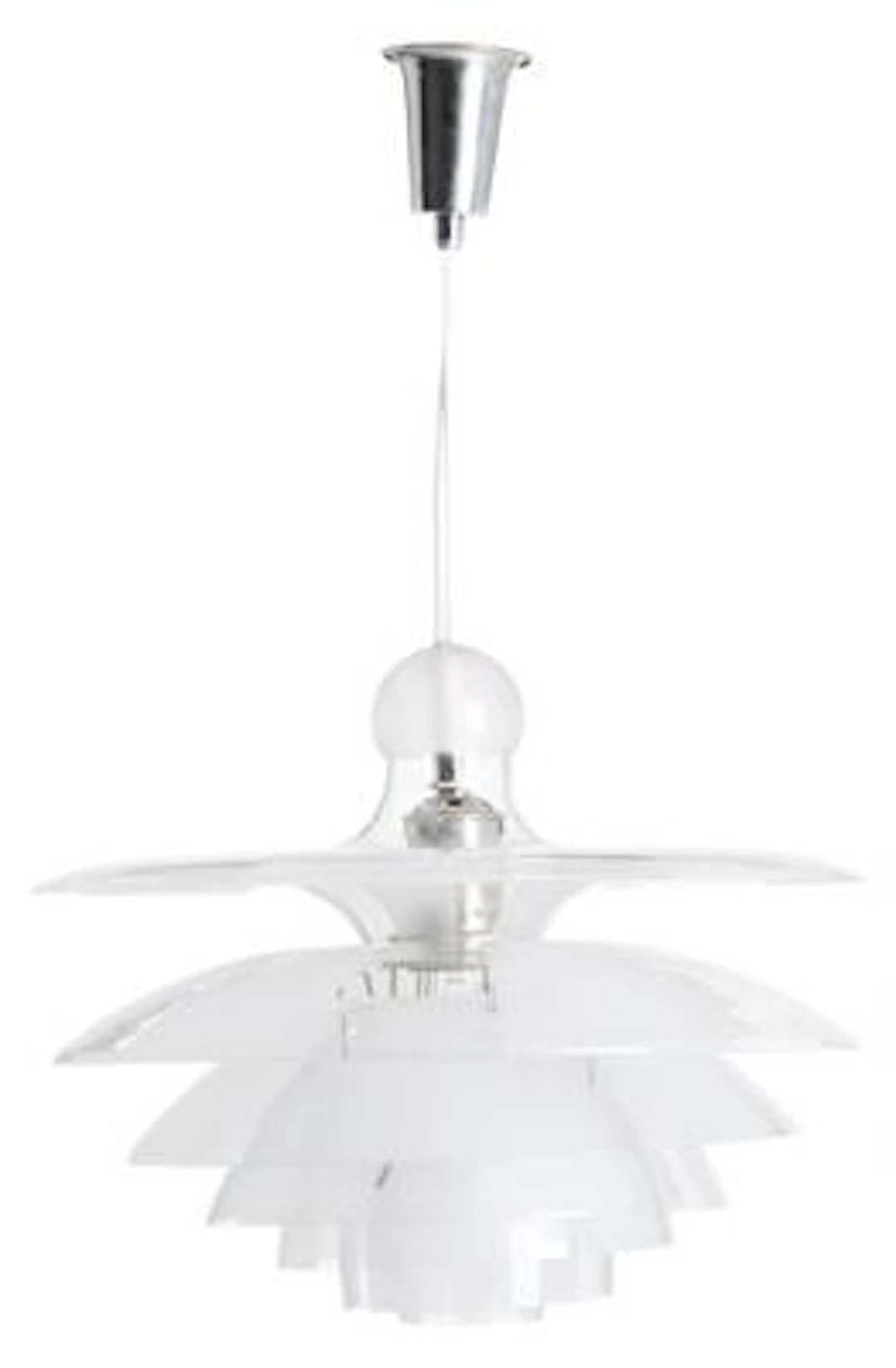 Poul Henningsen: "PH-Septima 5". Pendant with sockethouse of nickel