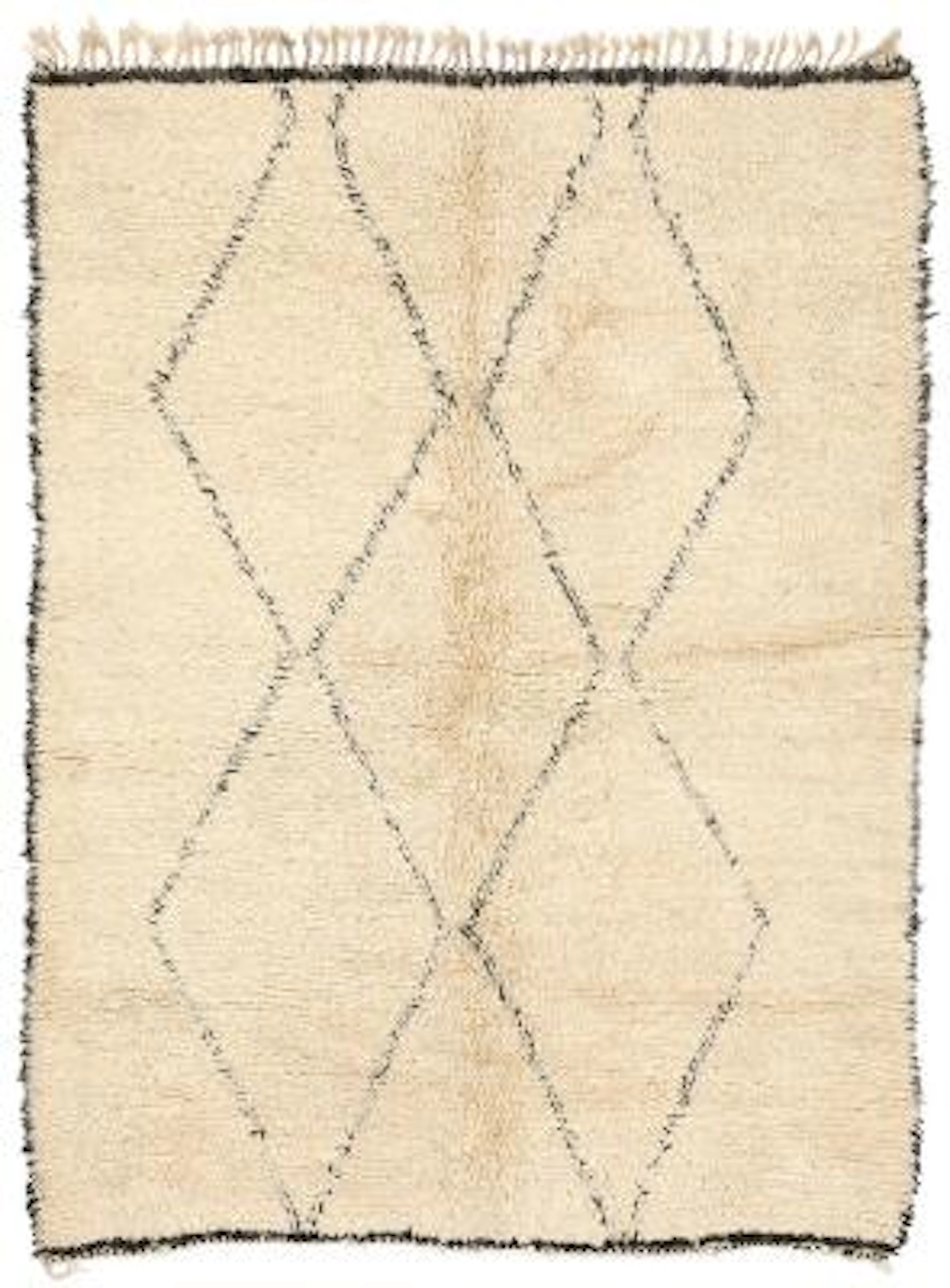 A Moroccan carpet. Second half 20th century. 221 x 170 cm. – Bruun