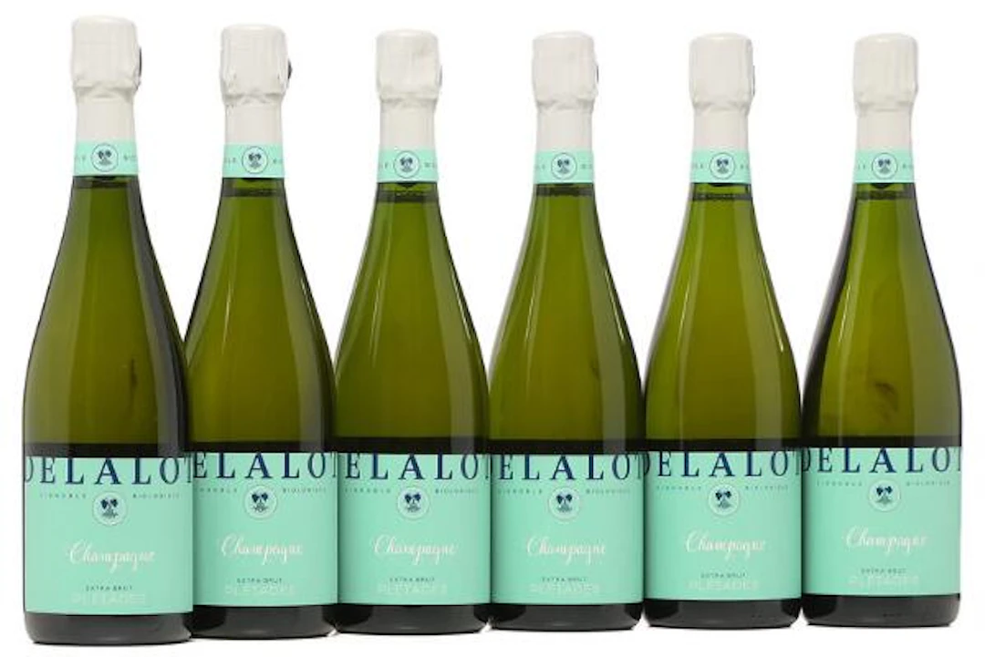 6 bts. Champagne "Pléiades", Delalot A (hf/in). Oc. – Bruun Rasmussen