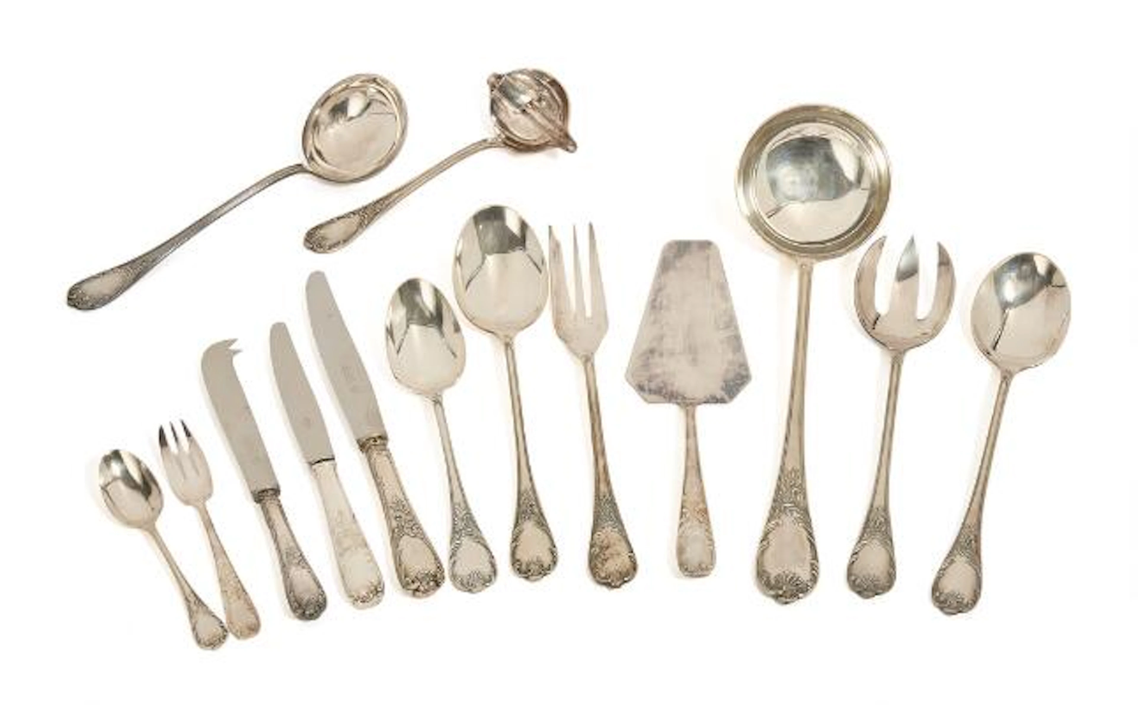 "Marly" cutlery in silver plate, Christofle. (81) – Bruun Rasmussen Auctioneers