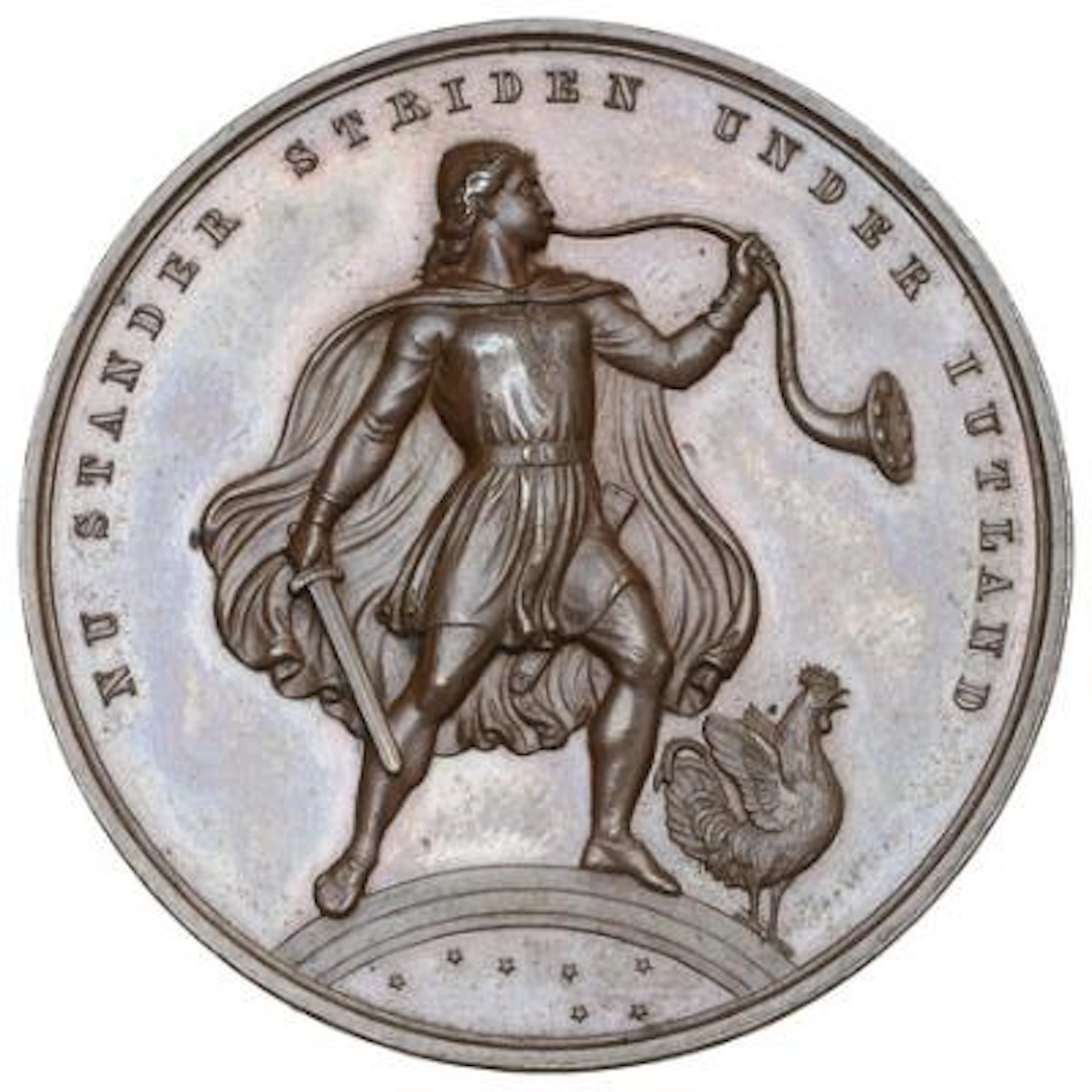 Frederik VII, medal struck in commemoration of the volunteers from