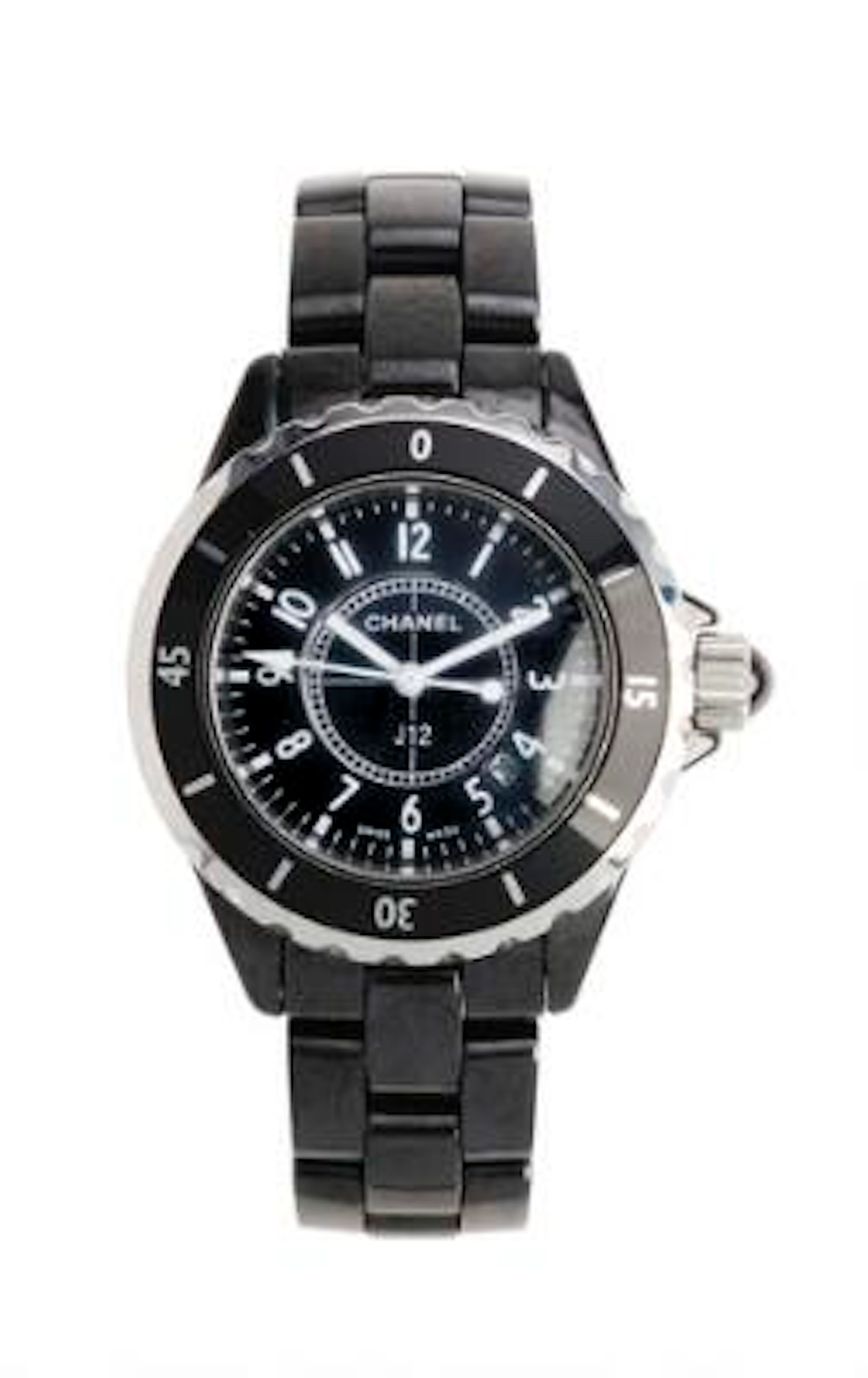 Chanel: J12 of ceramic and steel. Quartz movement. 2000s. – Bruun
