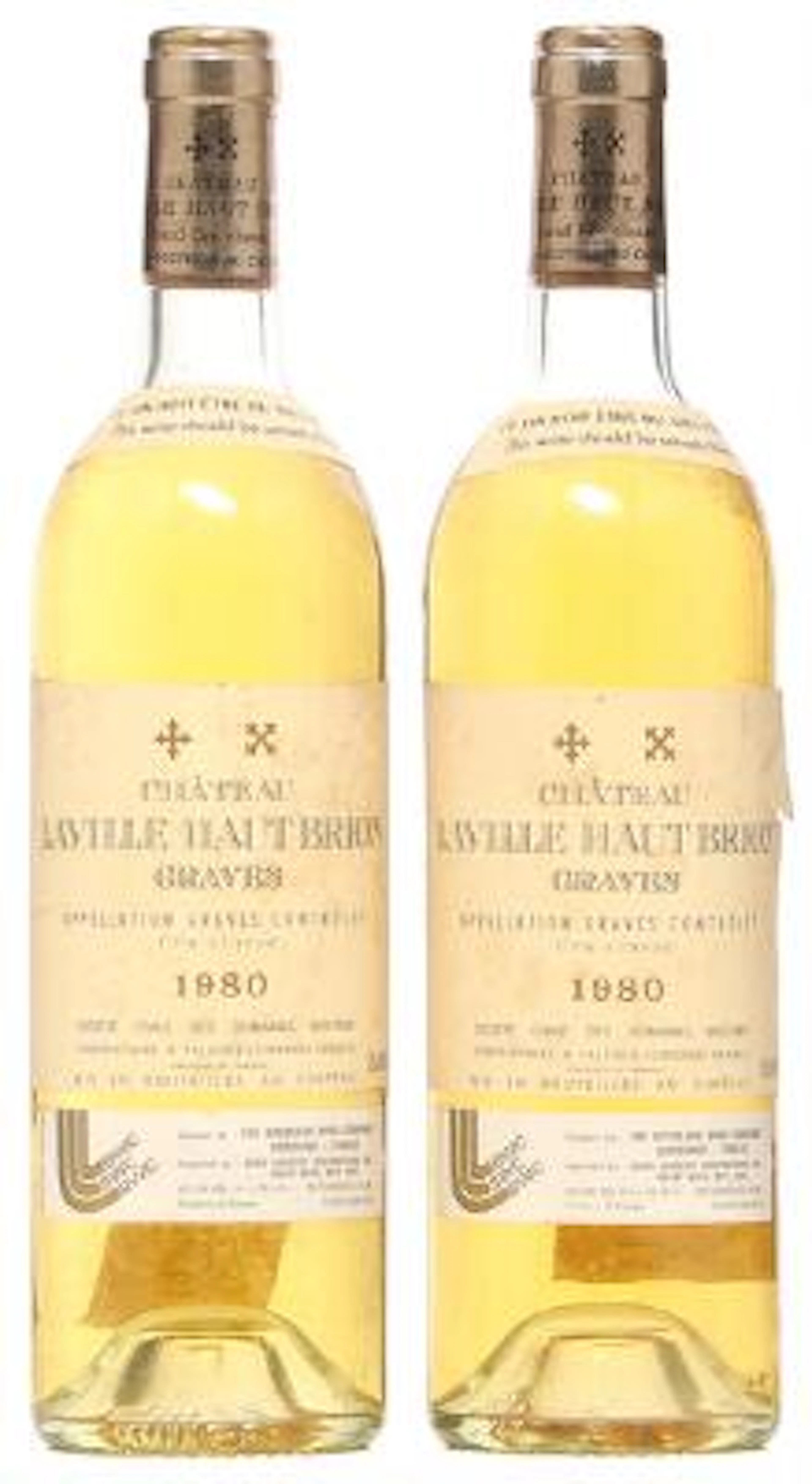 2 bts. Château Laville Haut Brion Blanc Grand Cru Classé, Pessac-Léognan