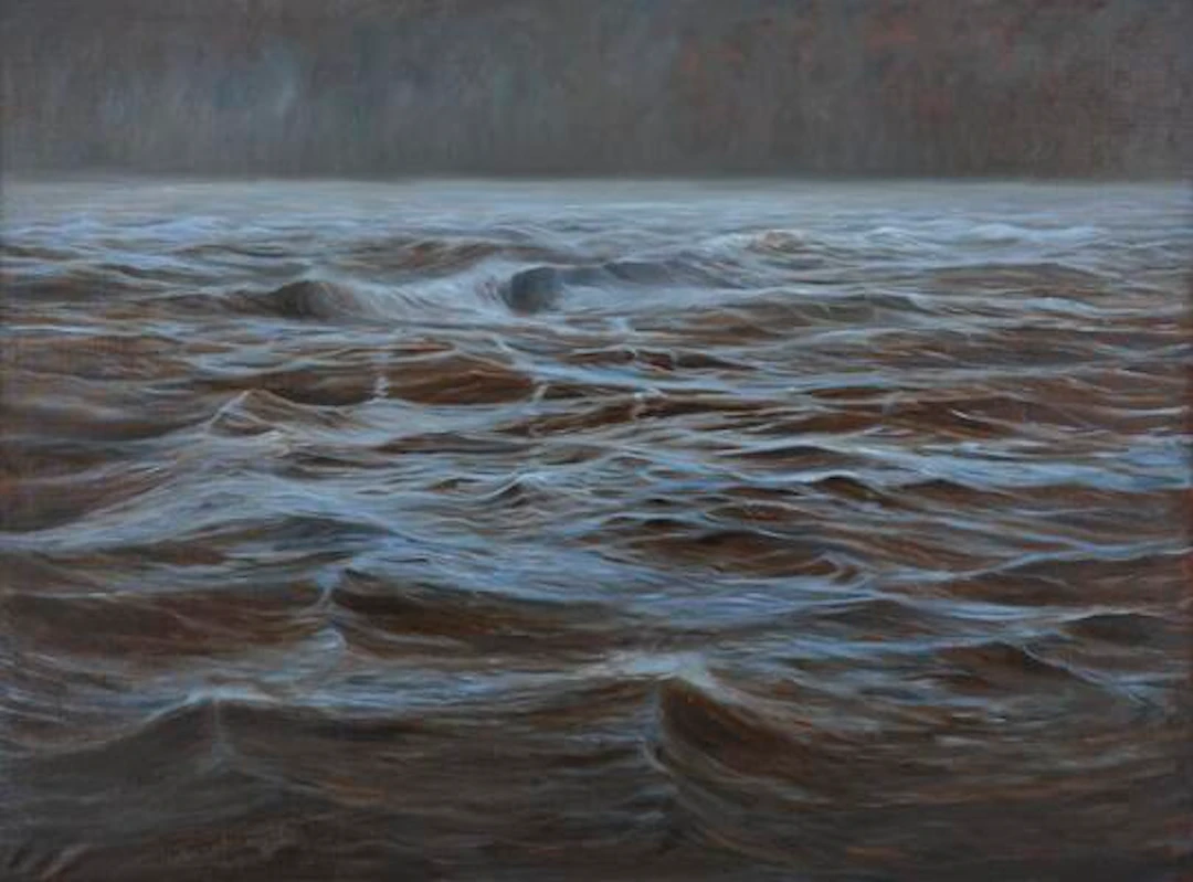 Ulrik Møller: Untitled (Havbillede), February/Juliy1996. Signed, titled