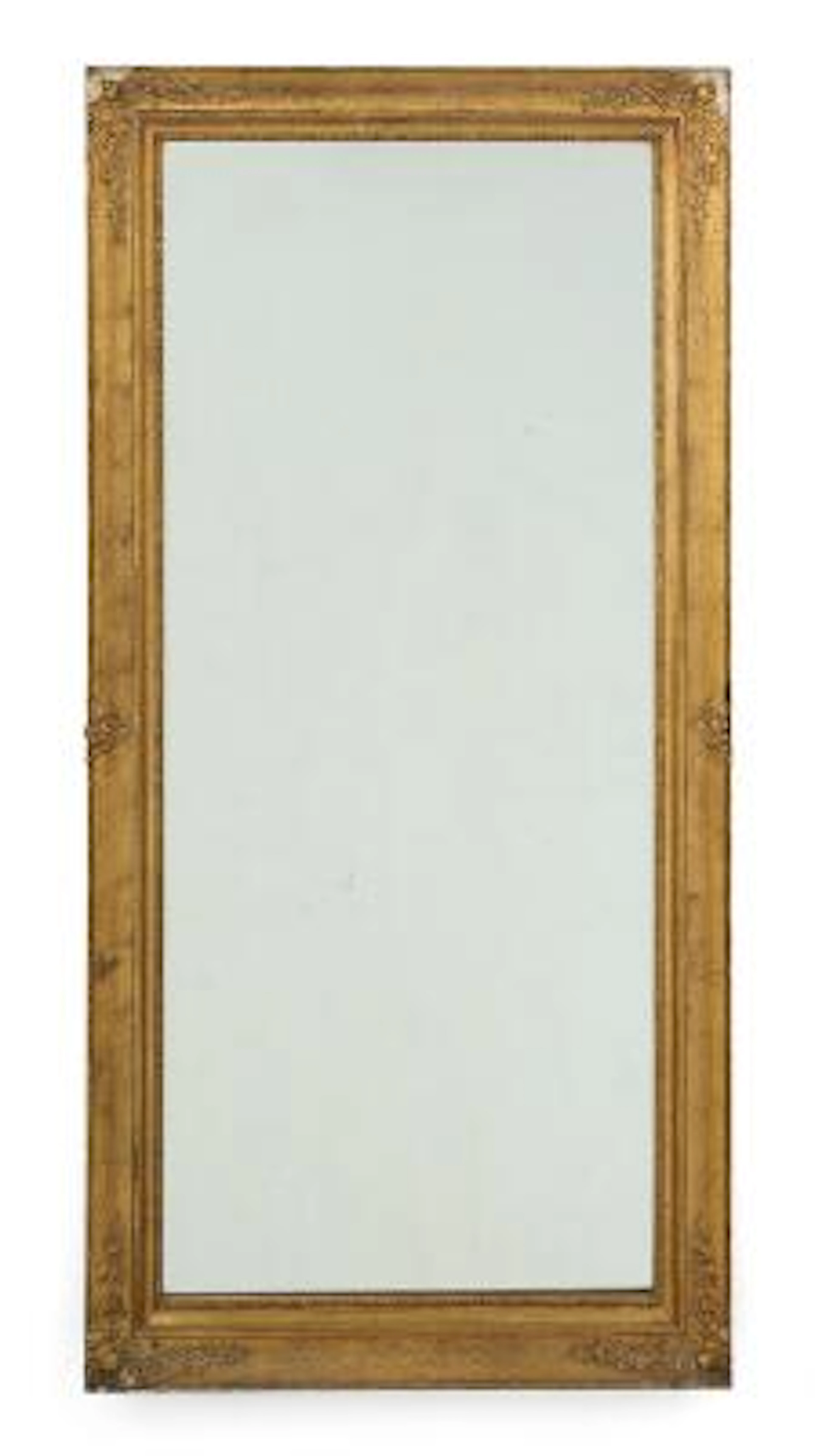 A large possibly Danish late 19th century gilded wood and gesso mirror.