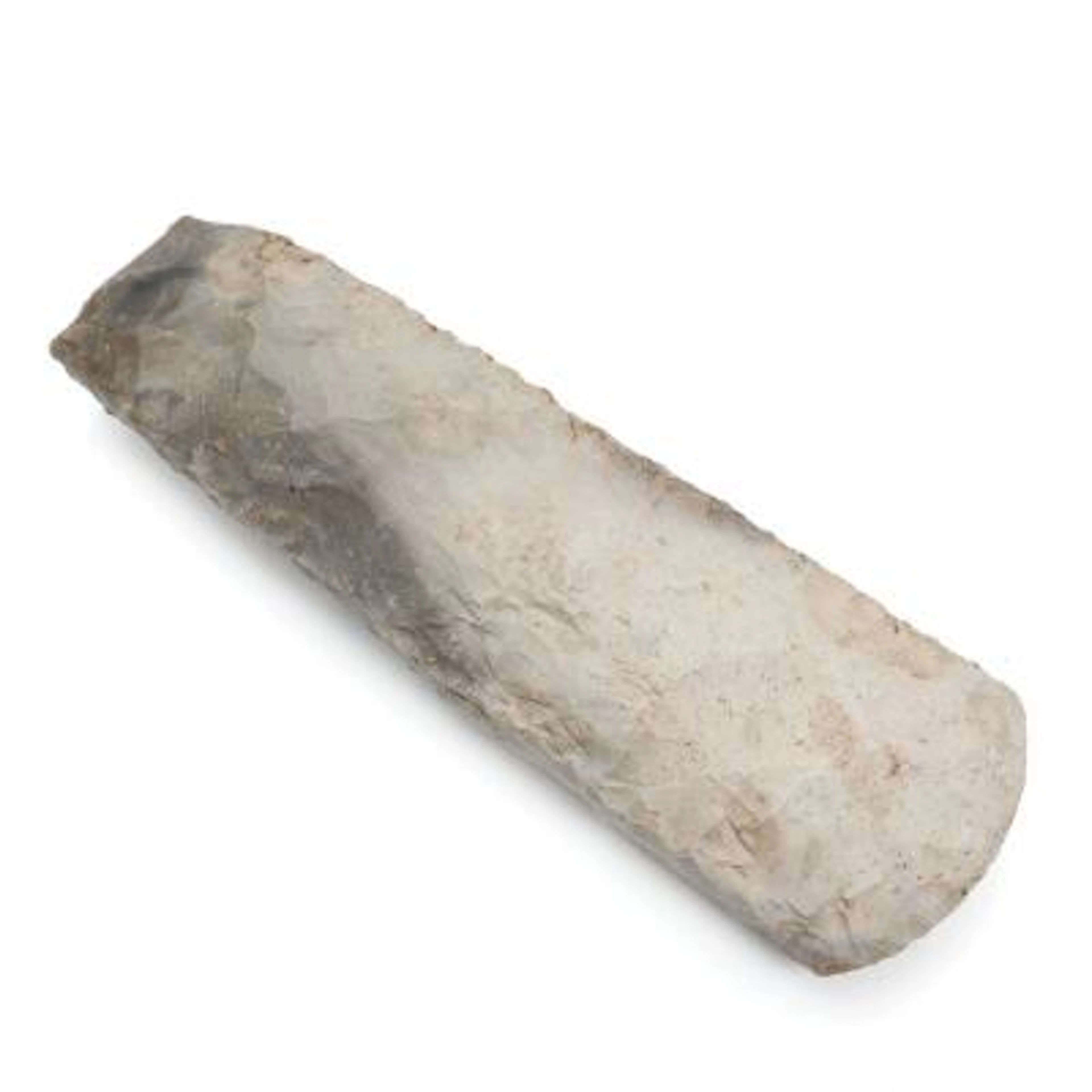 Thin-necked stone axe of greyish flint. Neolithic period, c. 3500