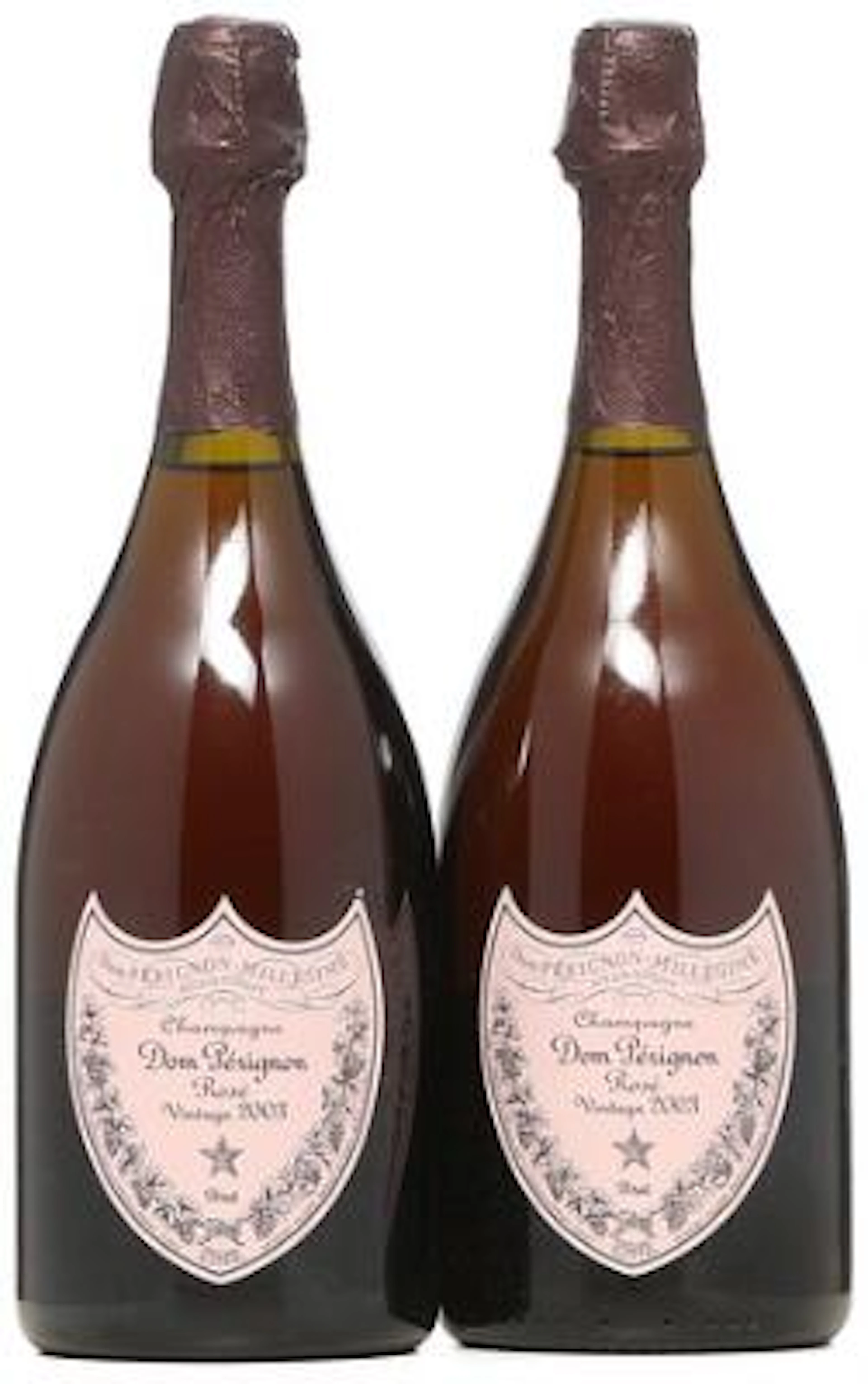 1 bt. Champagne Dom Pérignon Rosé, Moët & Chandon 2003 A-A/B (bn).