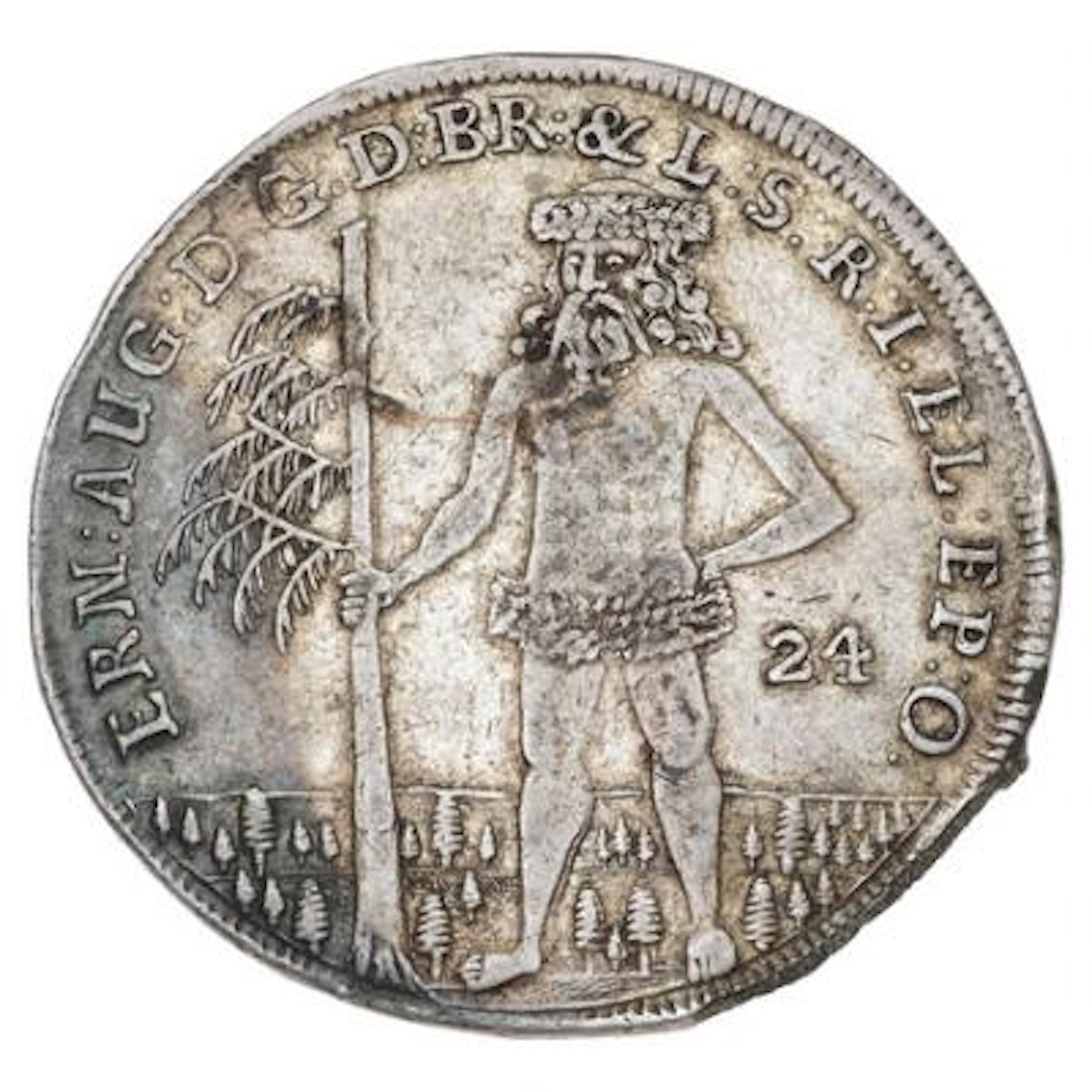 Germany, Brunswick-Lüneburg-Calenberg, 24 Mariengroschen 1697, KM