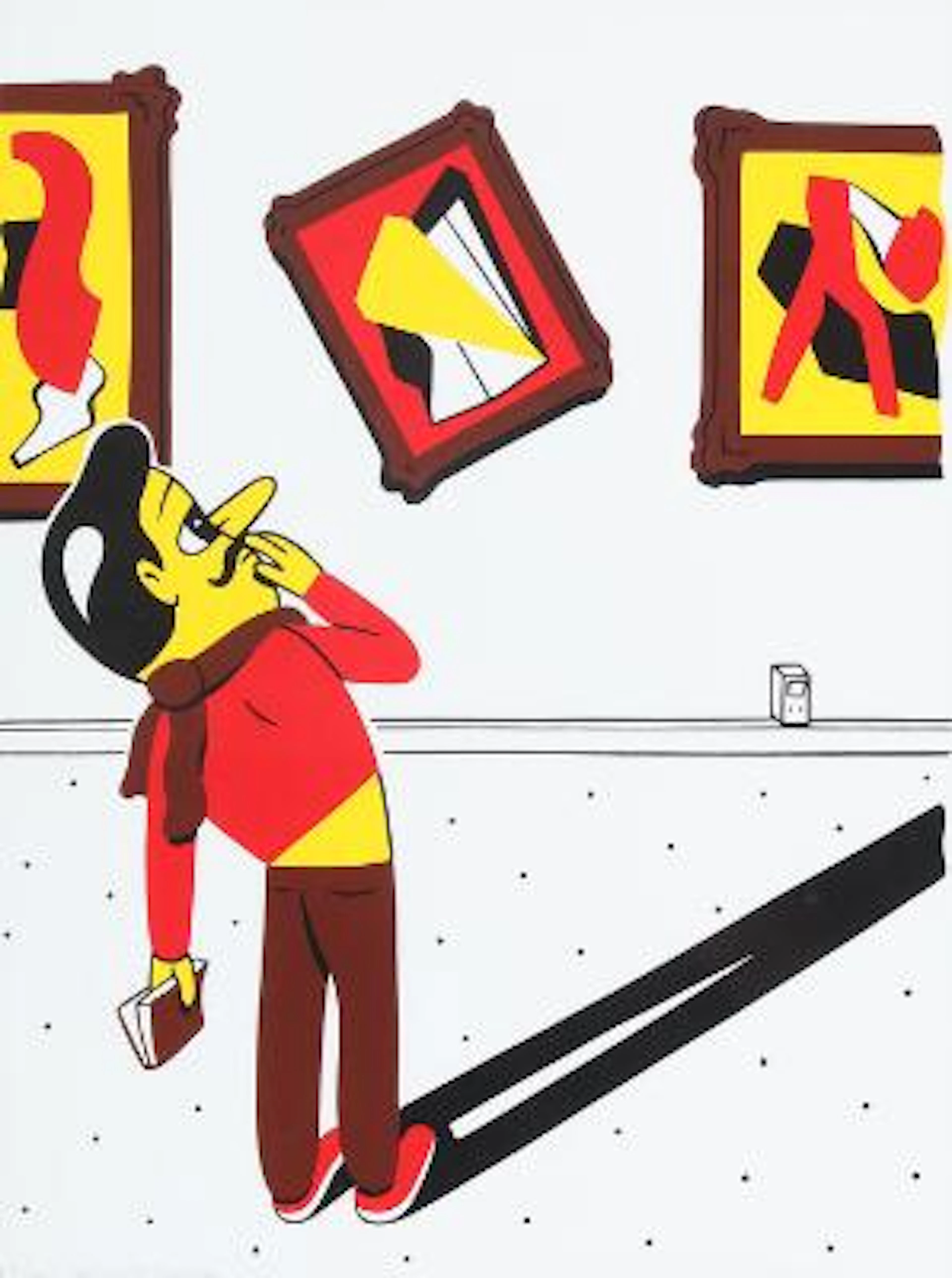 HuskMitNavn: From the museum. Signed Huskmitnavn, 43/160. Lithograph