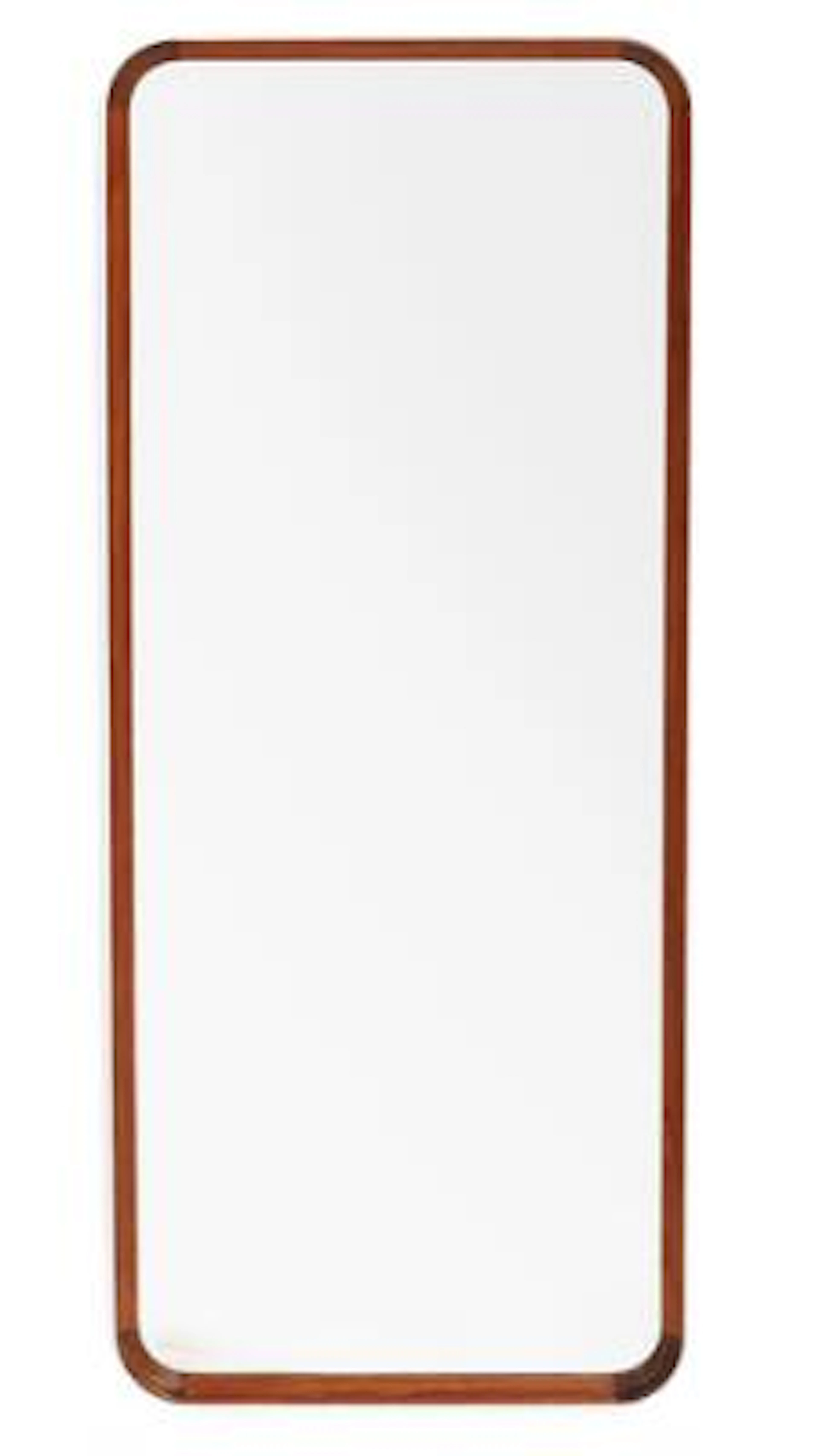 Vilhelm Lauritzen: Rare wall mirror with Cuban mahogany frame. Made