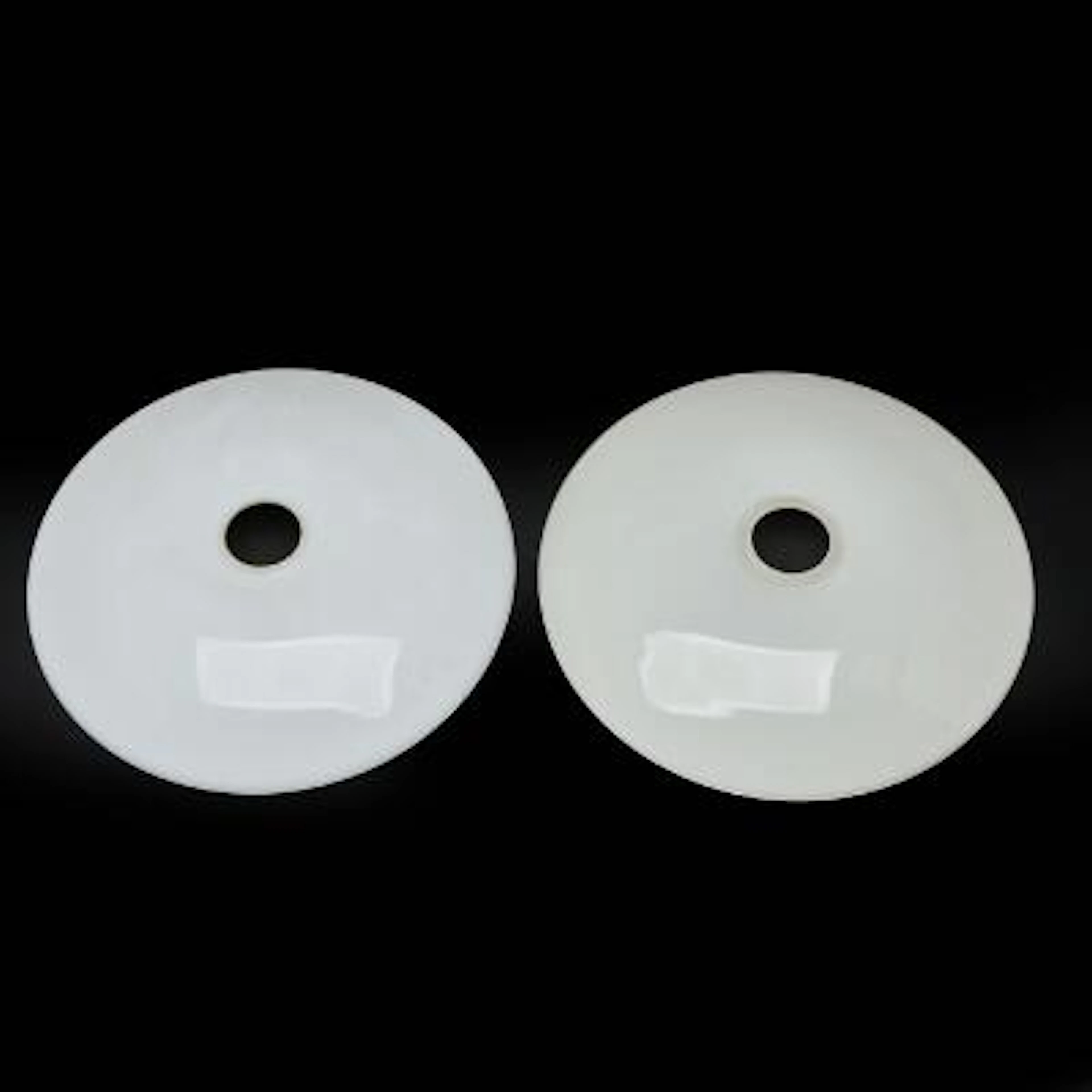 Poul Henningsen: "PH-4". A pair of O-4 multi layer opal glass top