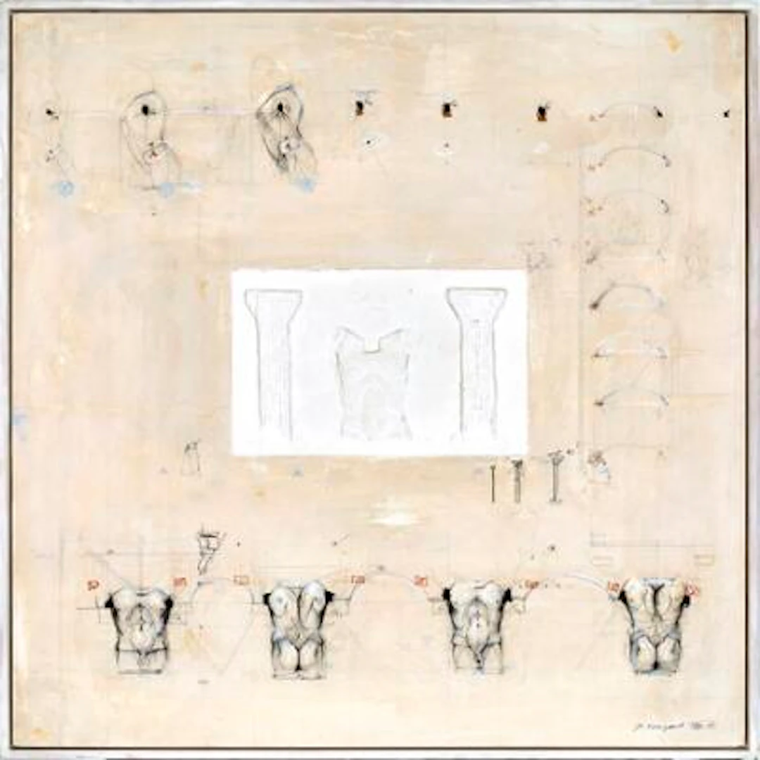 Jes Fomsgaard: "Anatomic Table, Human Body". Signed Jes Fomsgaard