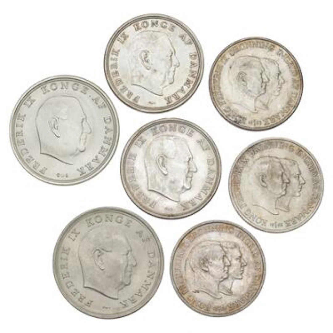 Commemoratives, 1953 (3 pcs), 1964 (2), 1967 and 1968, in total 7