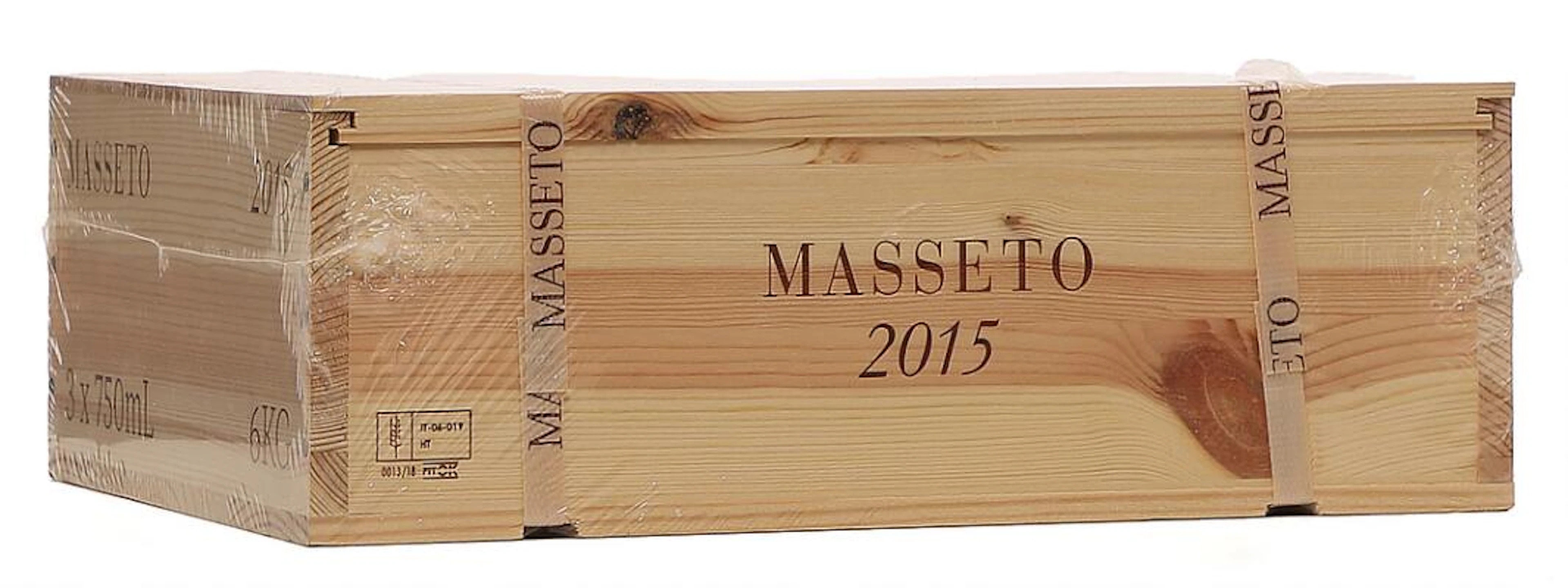 3 bts. Masseto, Tenuta dell'Ornellaia, Toscana IGT 2015 A (hf/in).