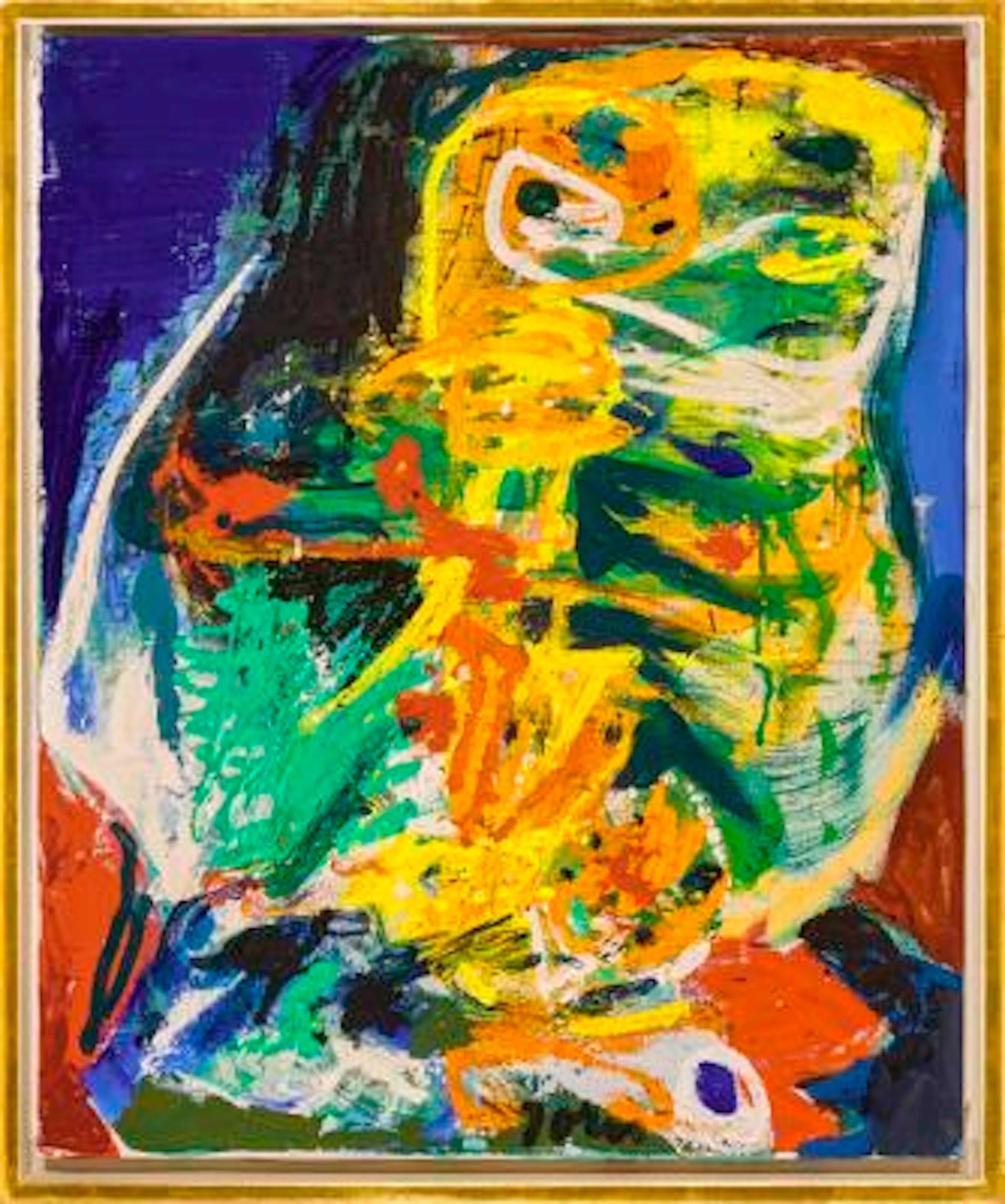 Asger Jorn: "Vi alene vide" (We know best), 1968. Signed Jorn; signed