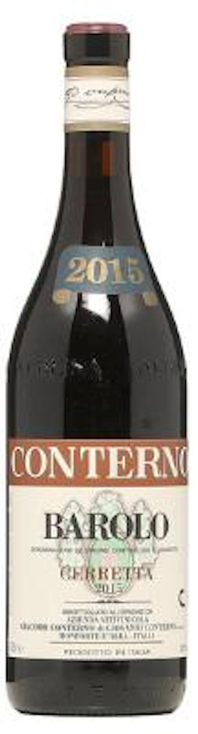 1 bt. Barolo "Cerretta" Giacomo Conterno 2015 A (hf/in). – Bruun Rasmussen
