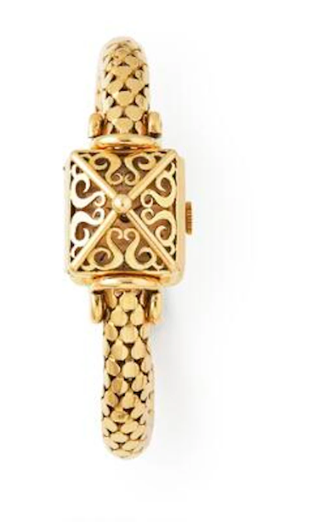 Ulysse Nardin: ''Montre à Secret'' of 18k gold, ref. 1316. Mechanical