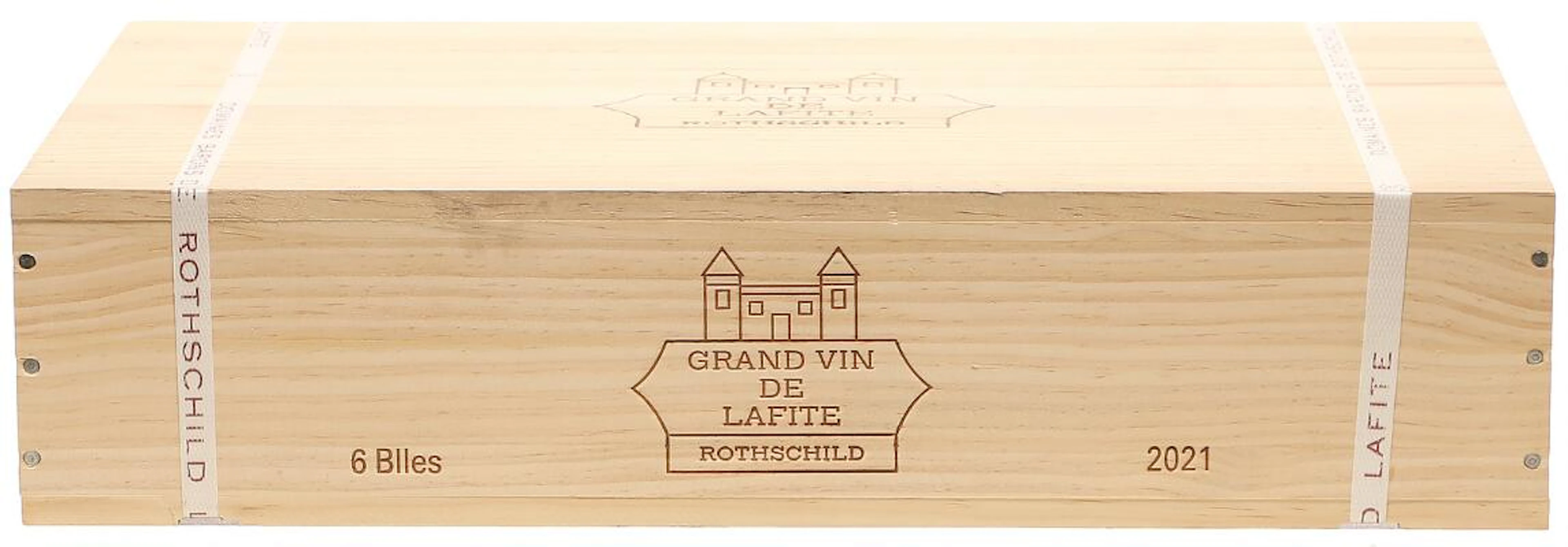 6 bts. Château Lafite Rothschild, Pauillac. 1. Cru Classé 2021 A (hf/in).