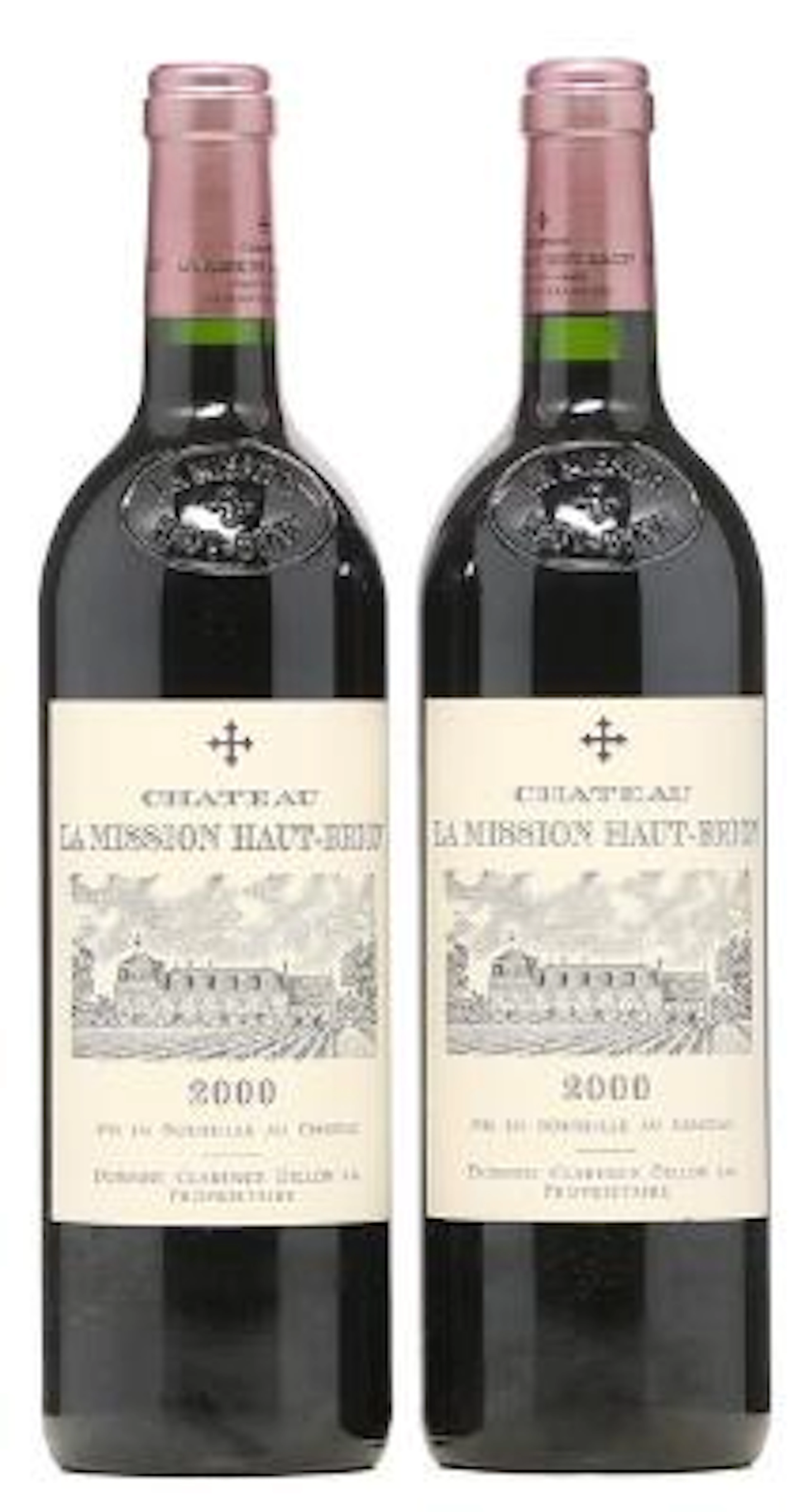 2 bts. Château La Mission Haut Brion Grand Cru Classé, Pessac-Léognan