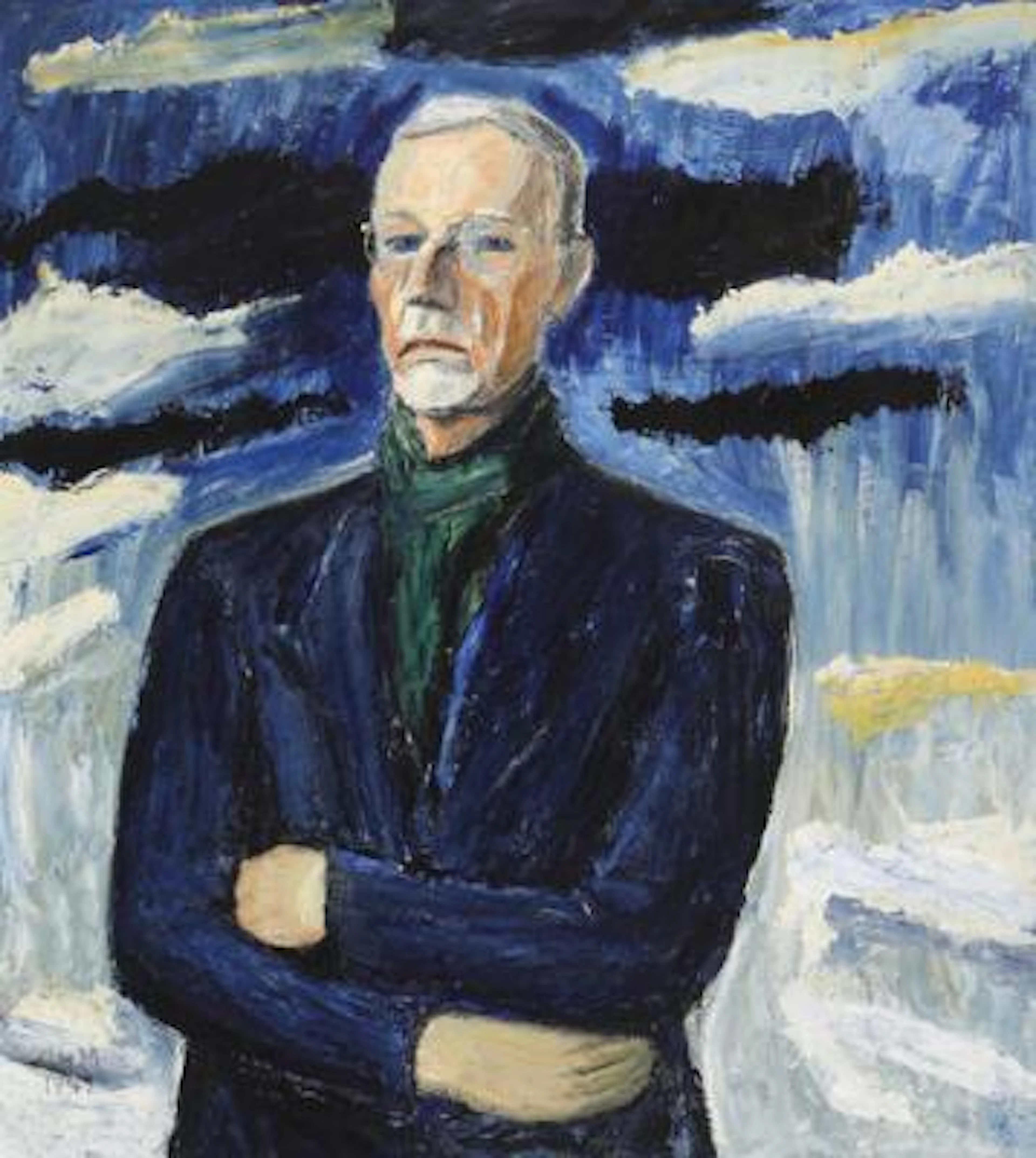 Olivia Holm-Møller: Professor Einar Nielsen, 1947. Signed and dated