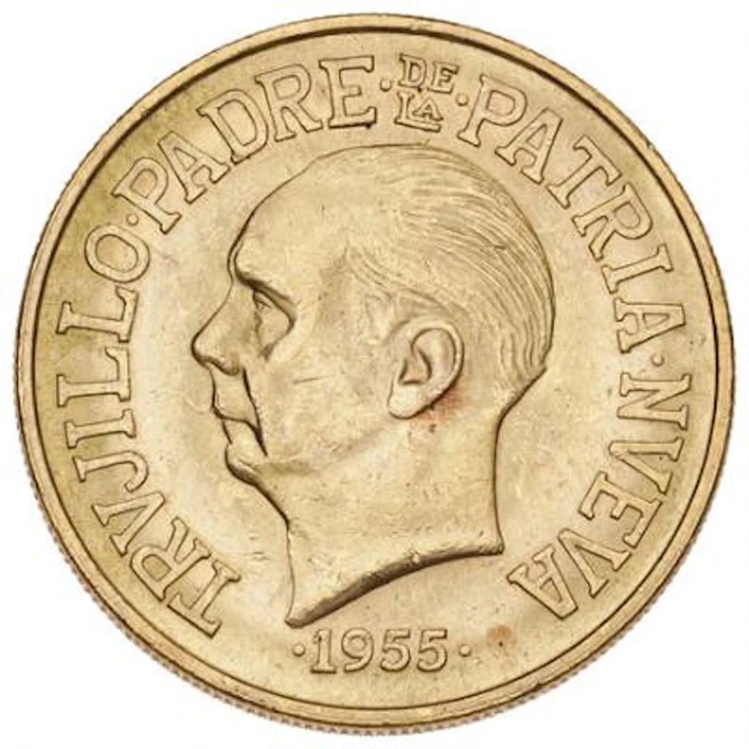 Dominican Republic, 30 Pesos 1955, KM 24, F 1 - 25th Anniversary of