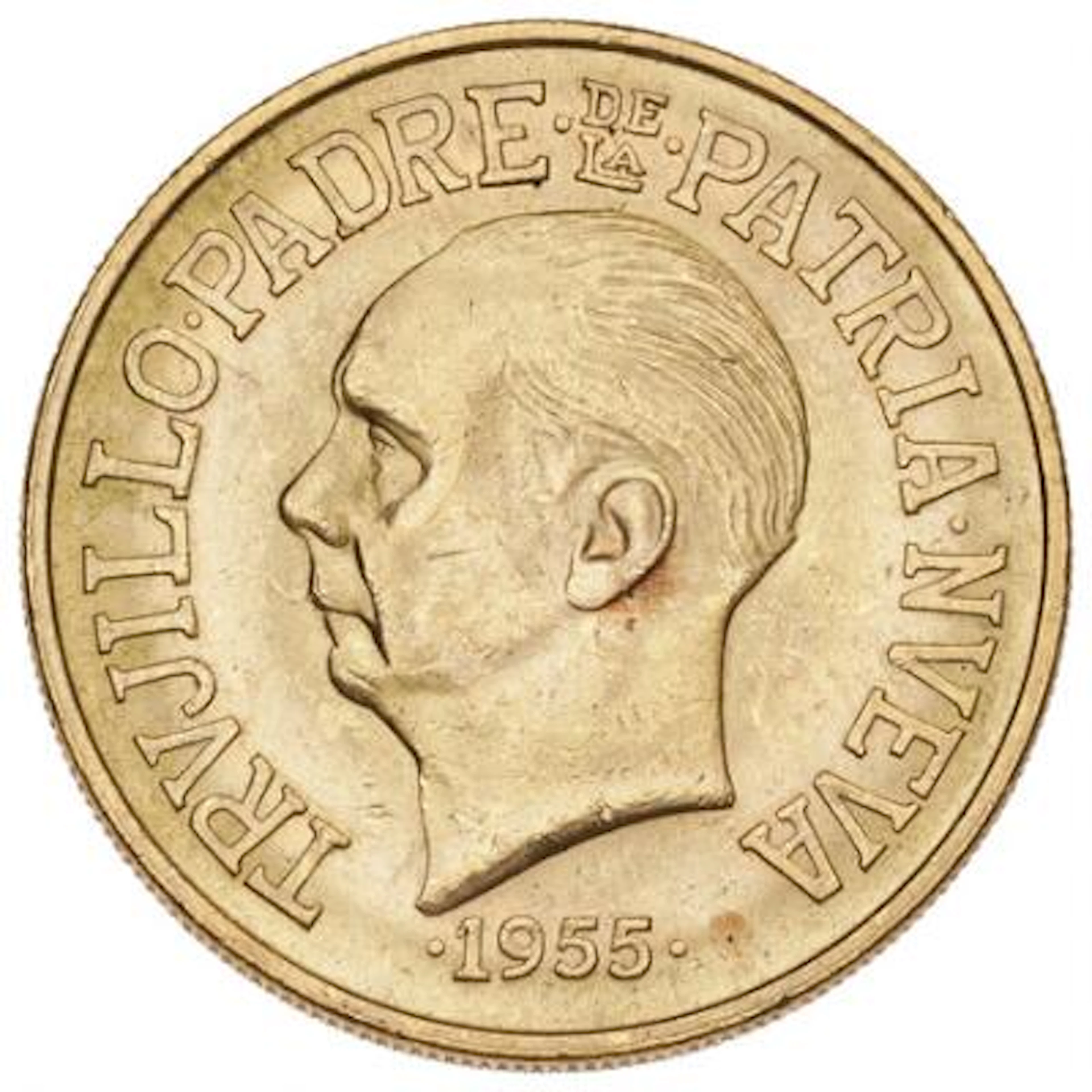 Dominican Republic, 30 Pesos 1955, KM 24, F 1 - 25th Anniversary of