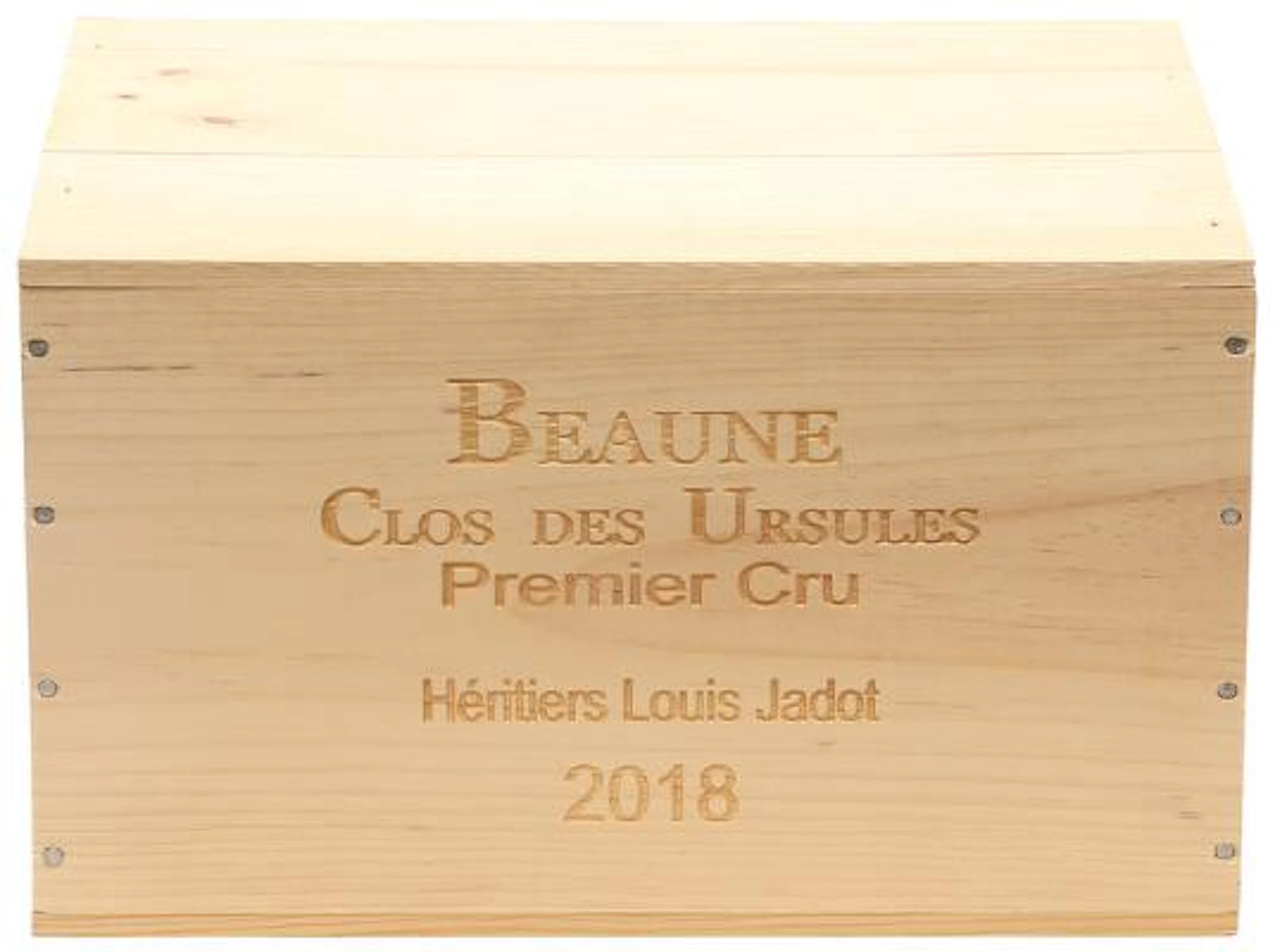 6 bts. Beaune 1. Cru "Clos des Ursules", Domaine des Héritiers Louis